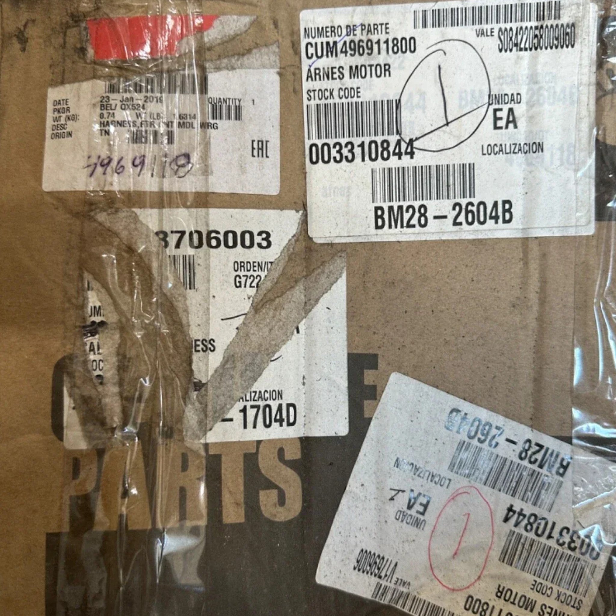 4951879 Cummins Electronic Control Module Wiring Harness