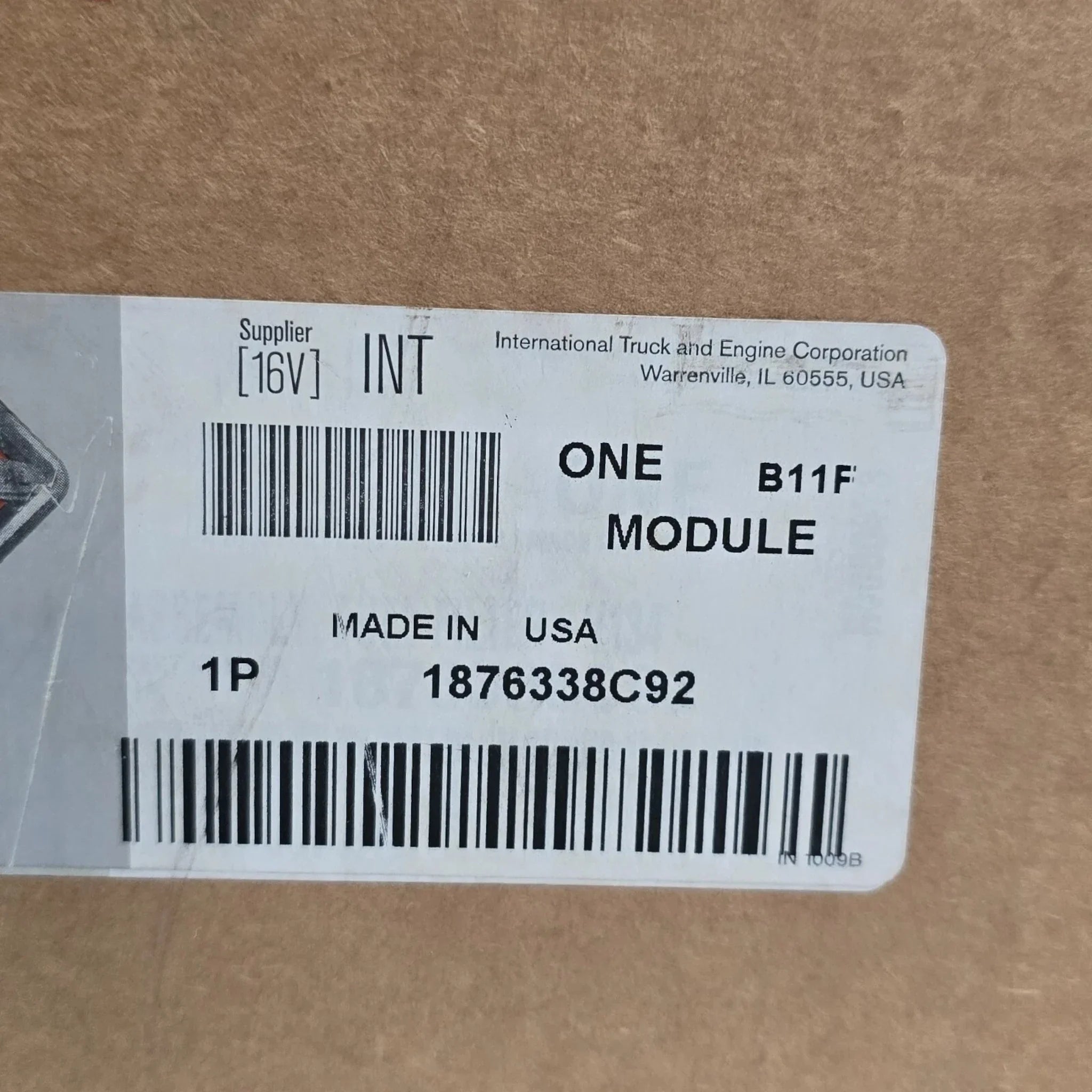 1876338C91 International Fuel Filter Housing Assembly