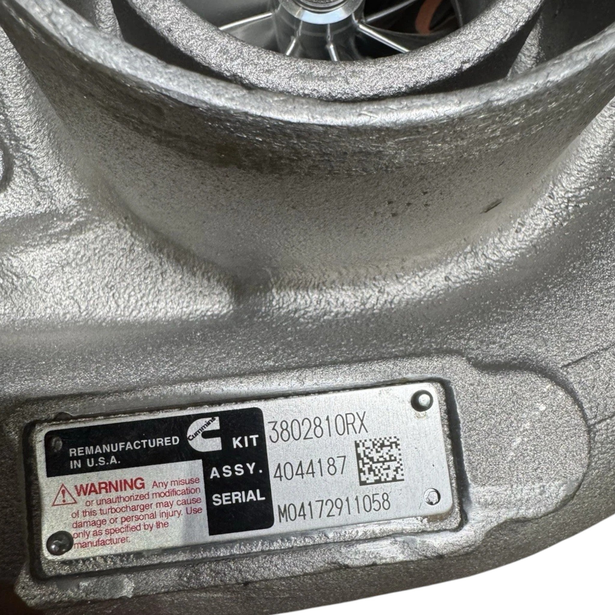 4089403RX Genuine Cummins Turbocharger