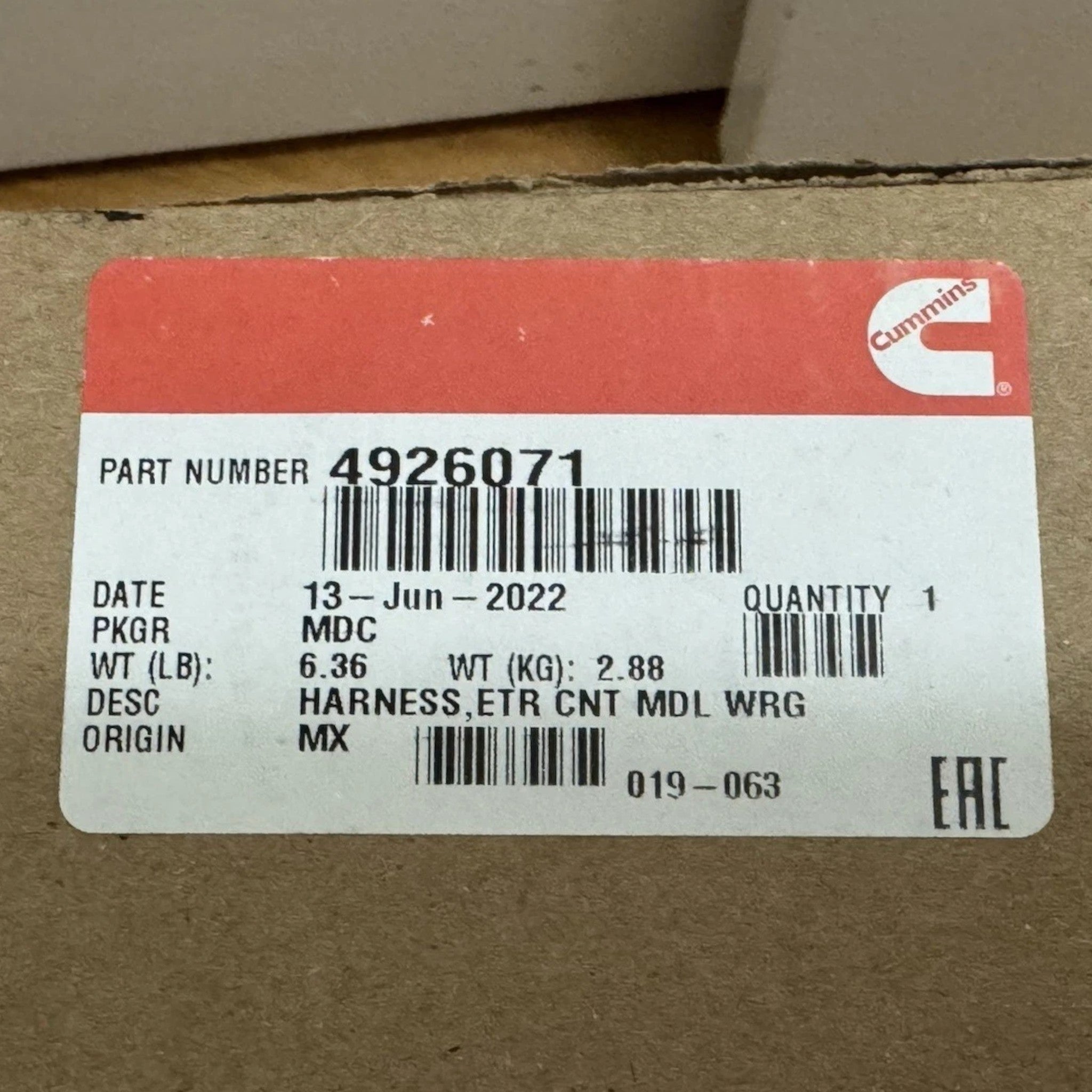 3683334 Genuine Cummins Wiring Harness