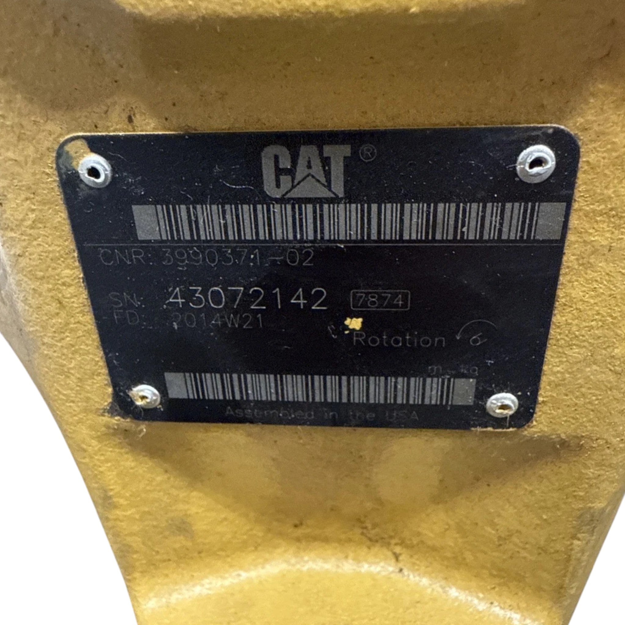 3990371 Genuine CAT Hydraulic Piston Motor