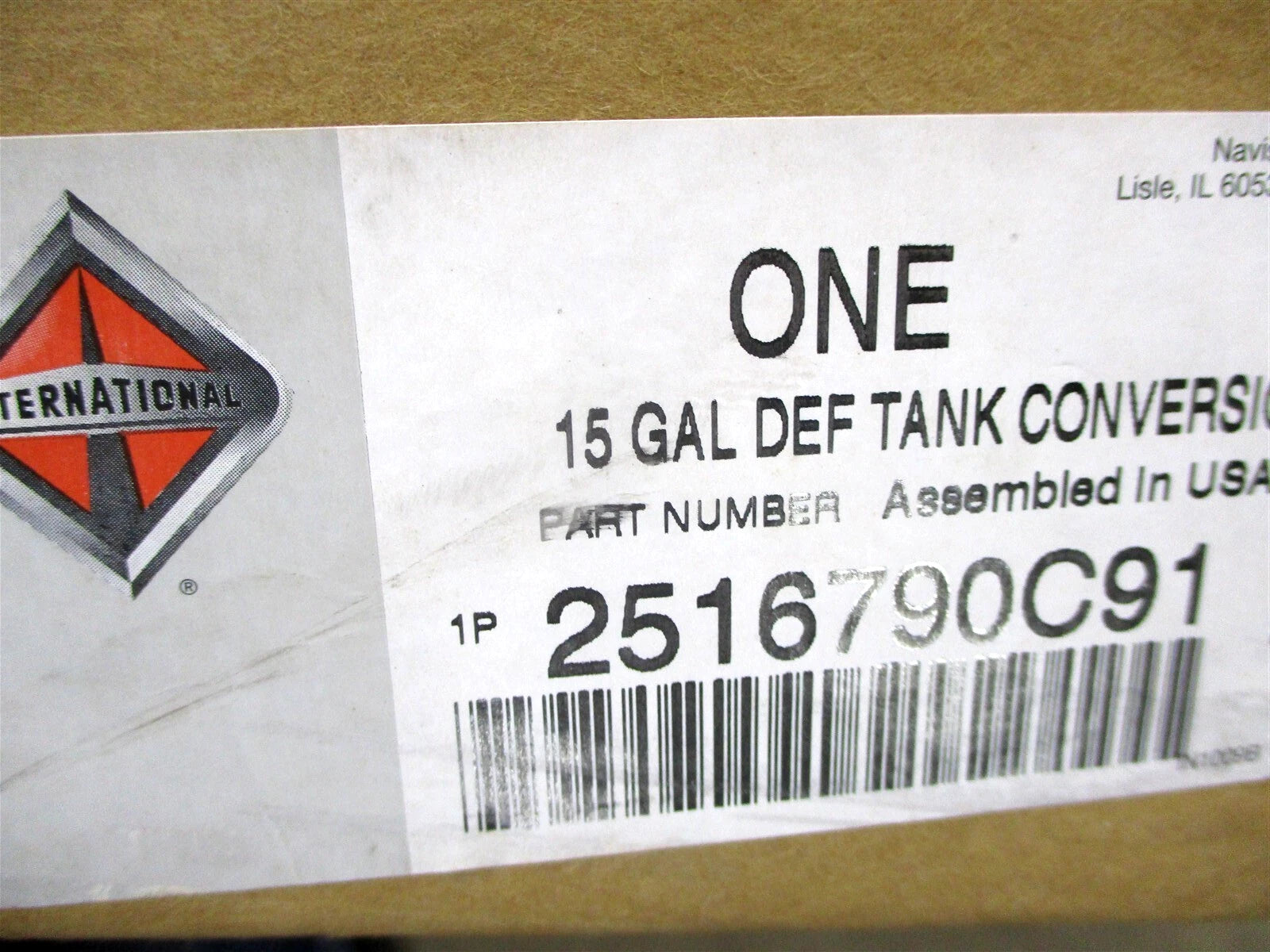 2516790C91 Genuine International Def 15 Gallon Tank Conversion