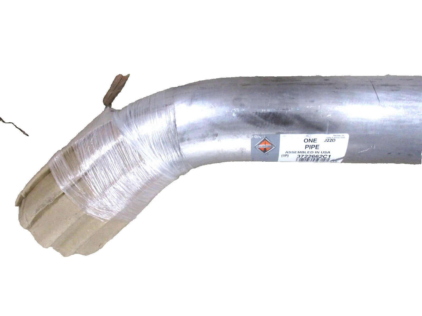 New OEM International Exhaust Pipe Tail Turnback 4" O.d. 62.3" Long