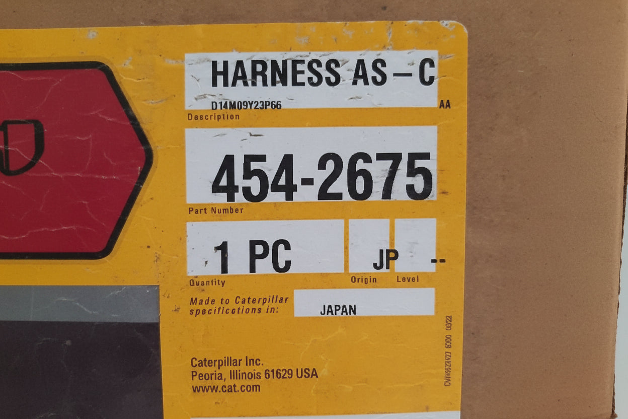 454-2675 Genuine Caterpillar Cabin Rear Wiring Harness