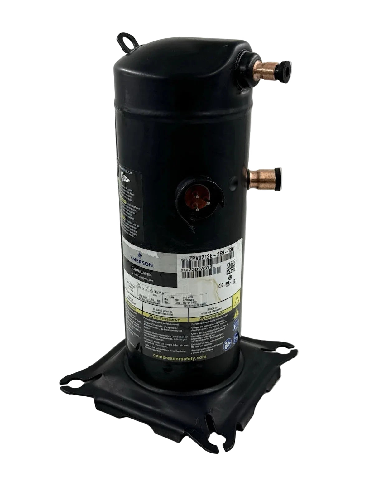 ZPV0212E2E9130 Genuine Copeland Scroll Compressor