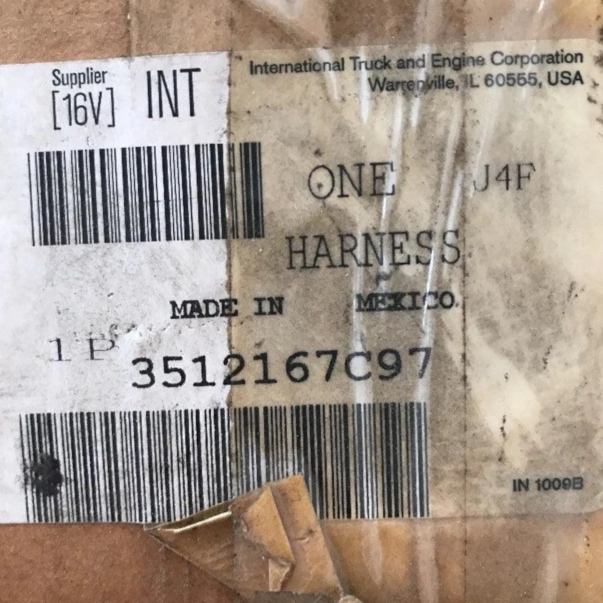 3512167C91 International Wiring Harness
