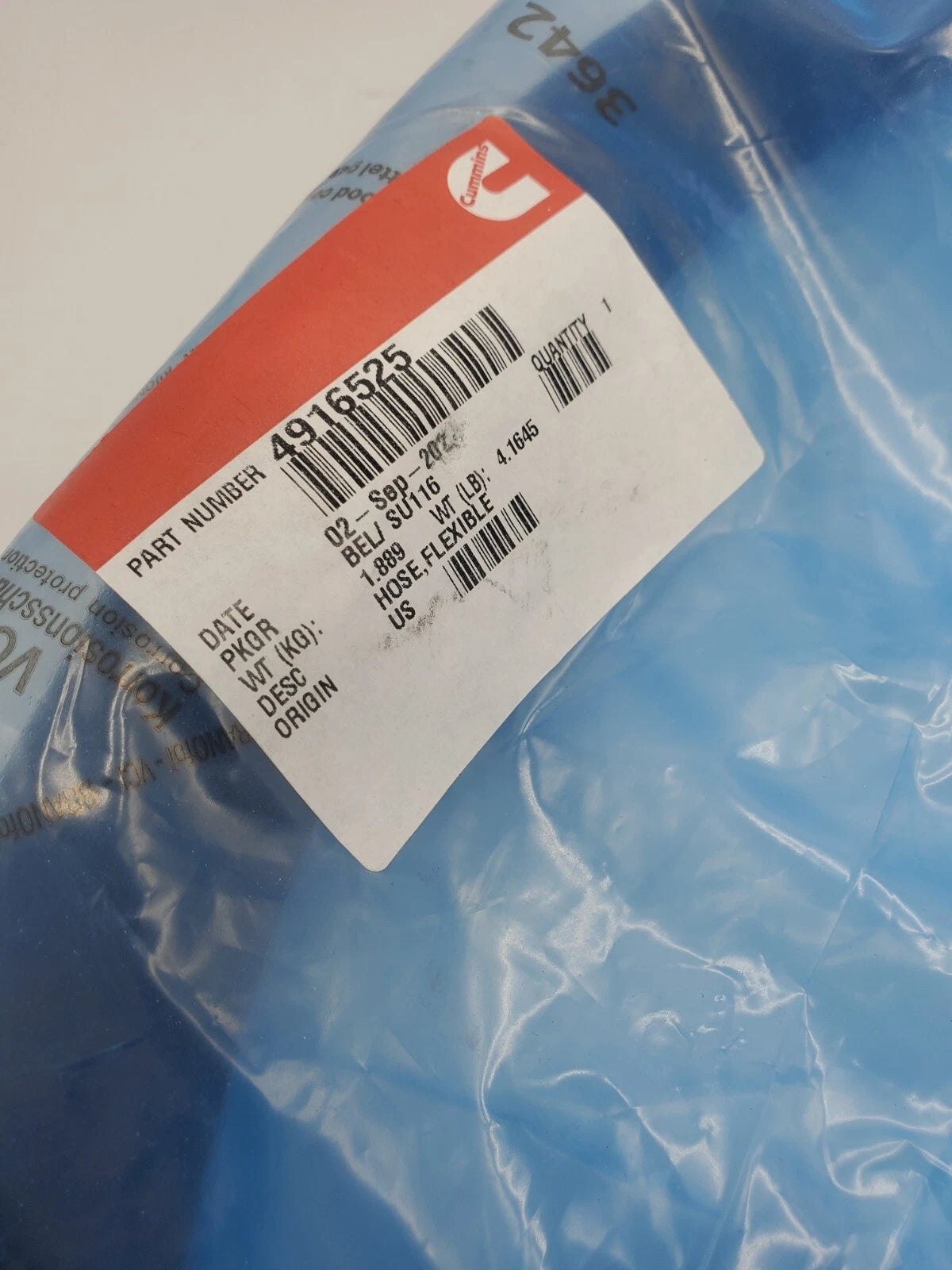 4916525 Genuine Cummins Flexible Hose