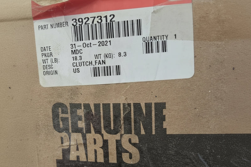 3927312 Genuine Cummins Fan Clutch