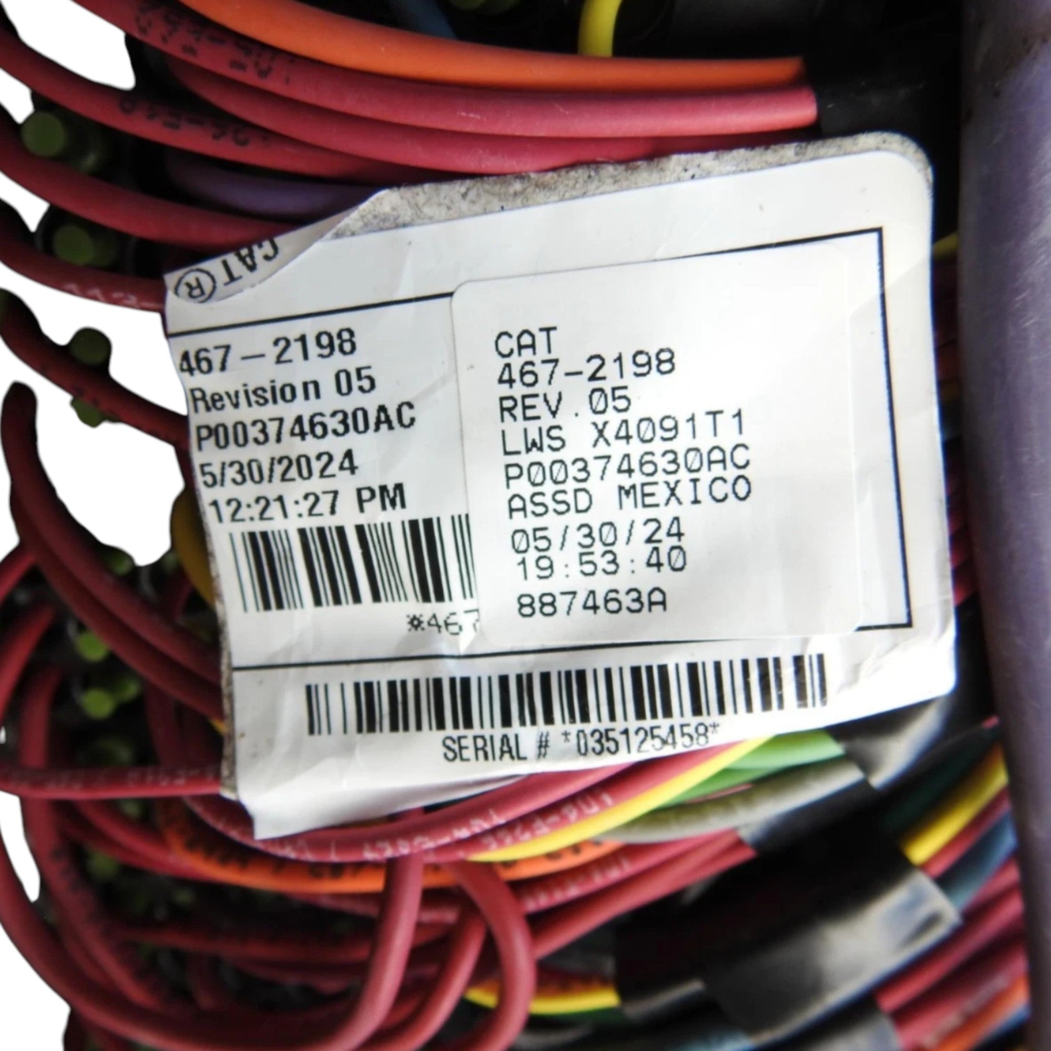 4672198 Genuine CAT Harness Assy
