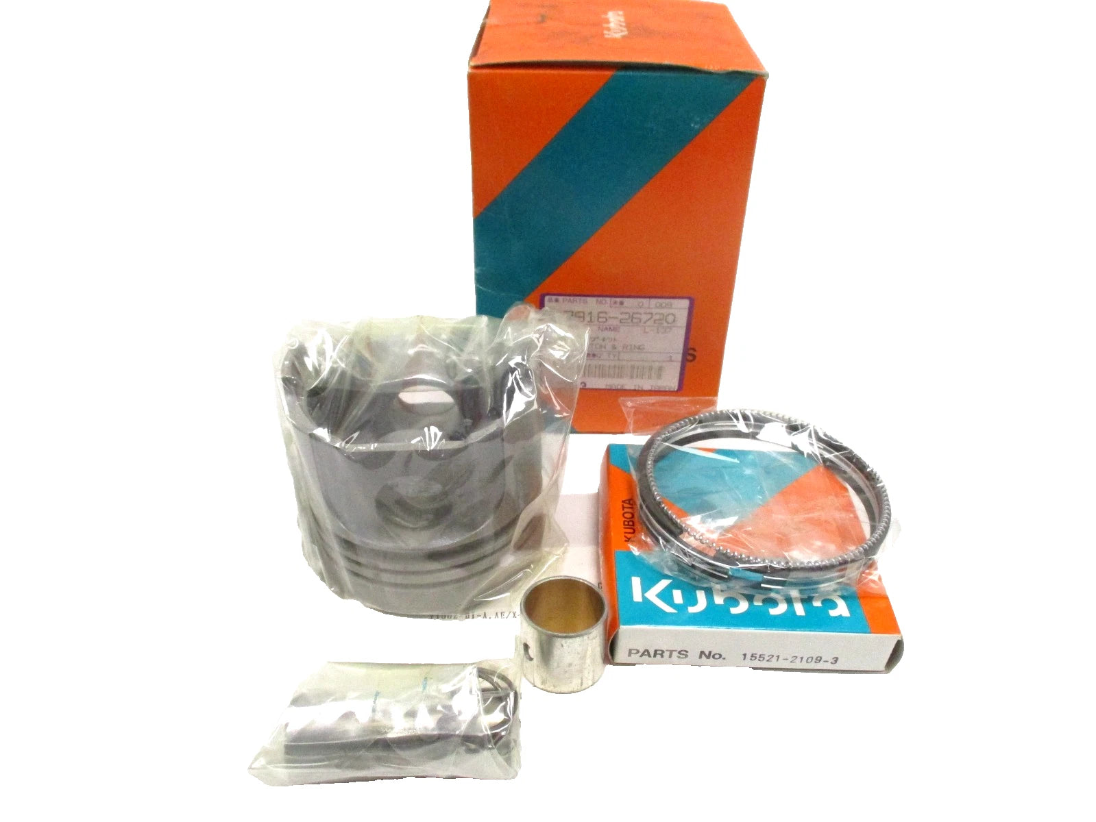 Genuine OEM Kubota V1902-DI PISTON/RING Kit +0.5mm