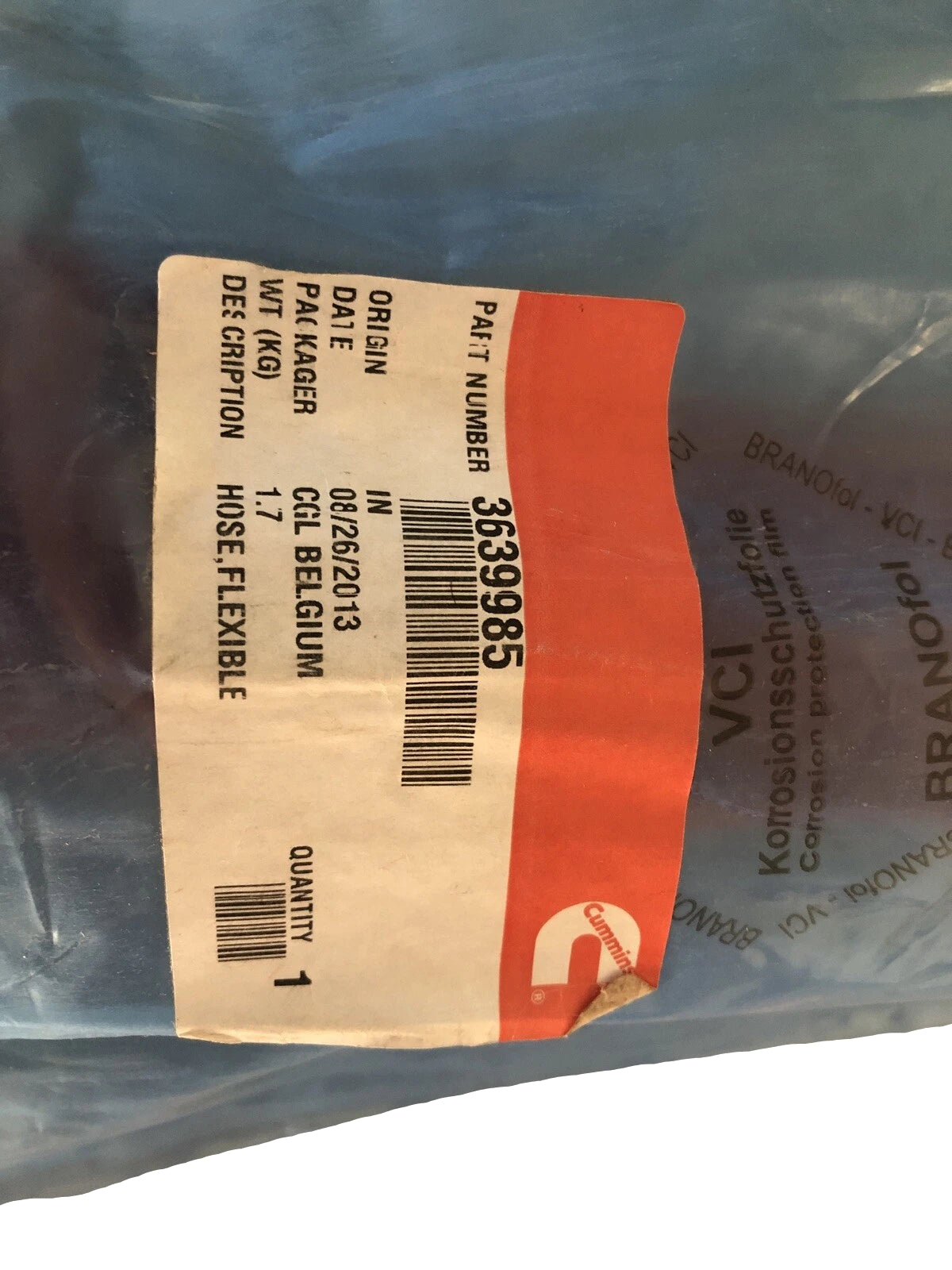 3635268 Genuine Cummins Flexible Hose