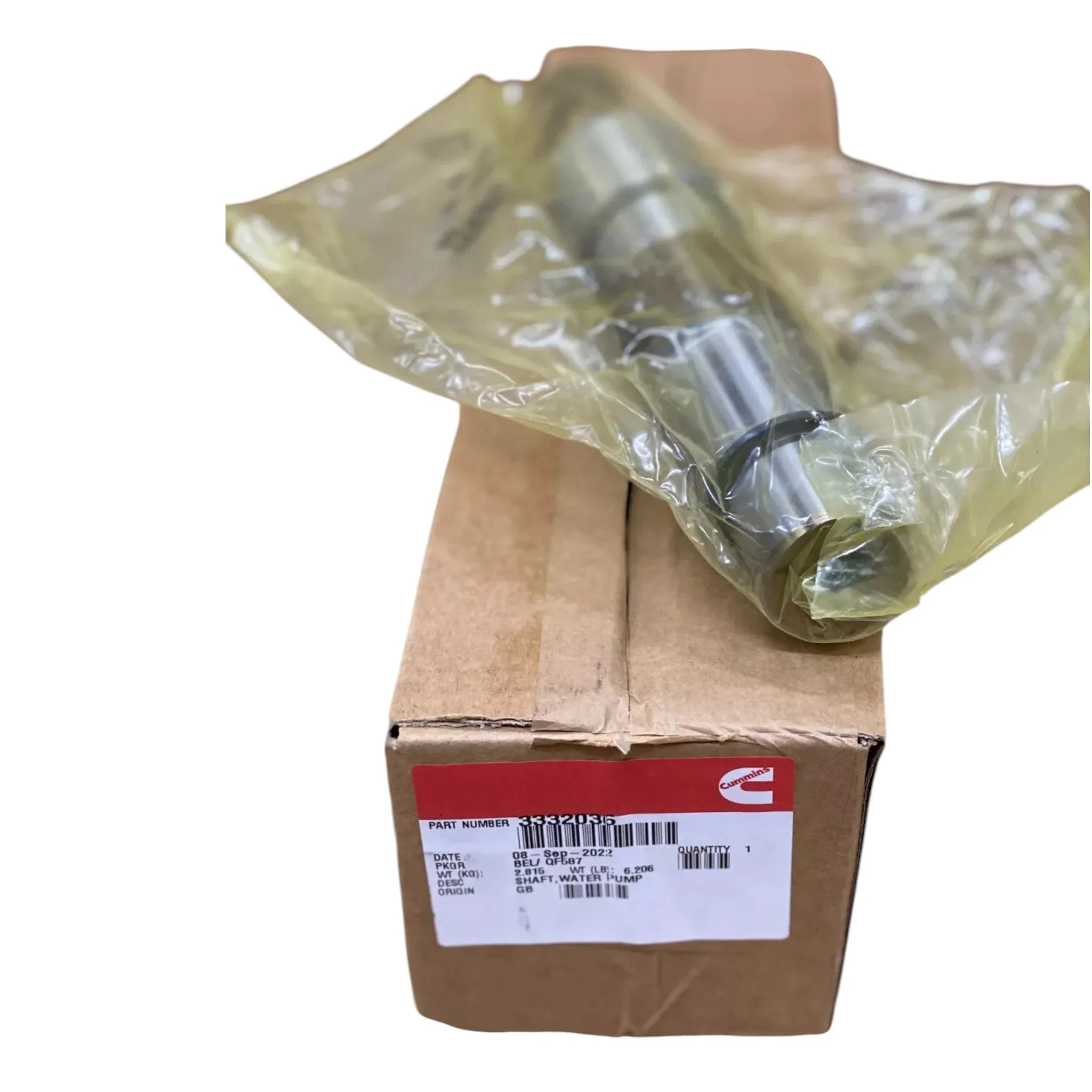3332036 Genuine Cummins Water Pump Shaft