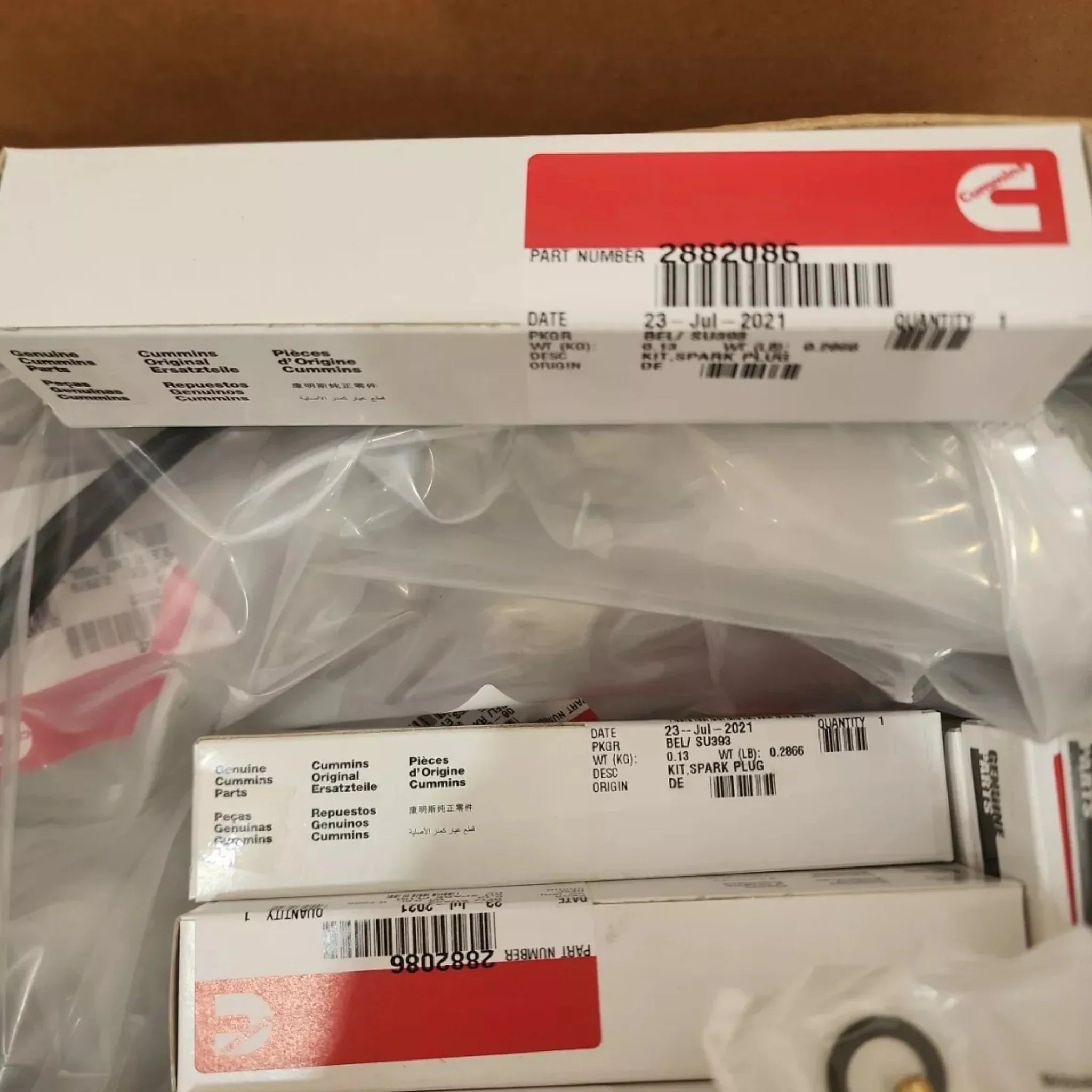 4924505 Genuine Cummins Spark Plug Kit