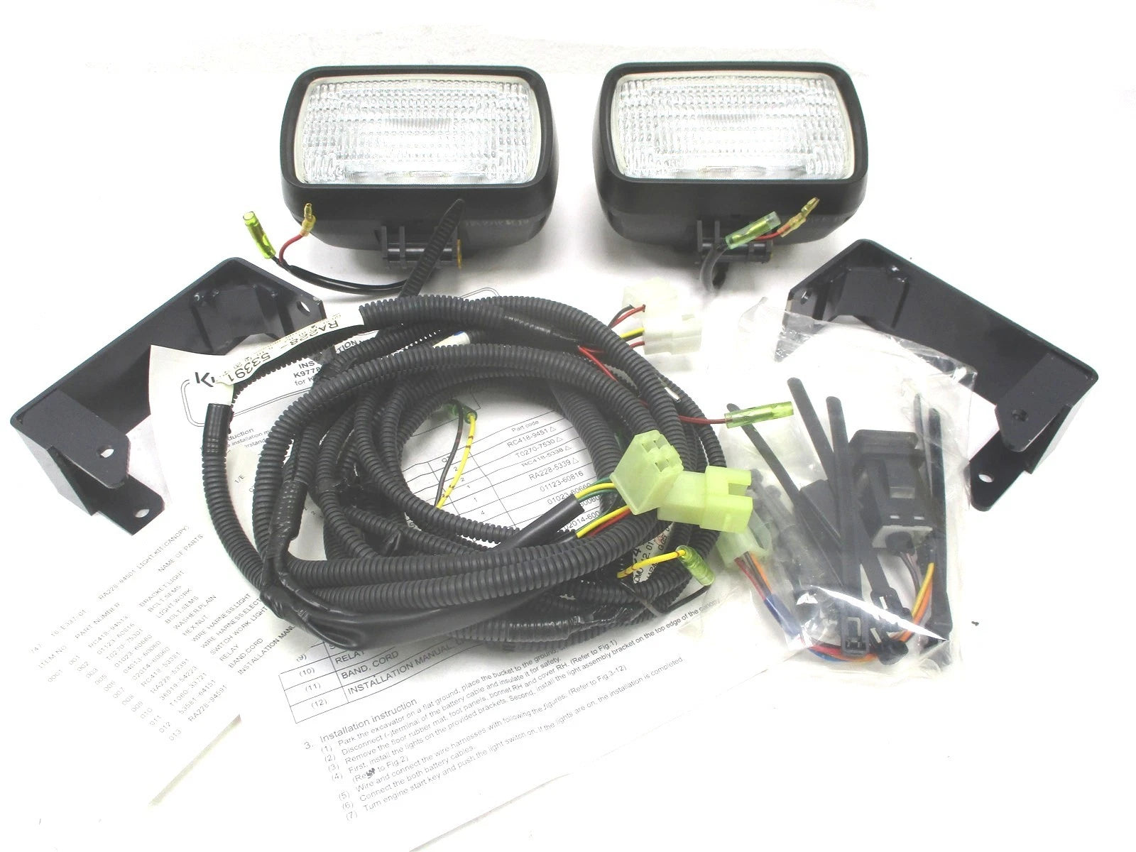 Genuine Kubota U15 Canopy Light Kit