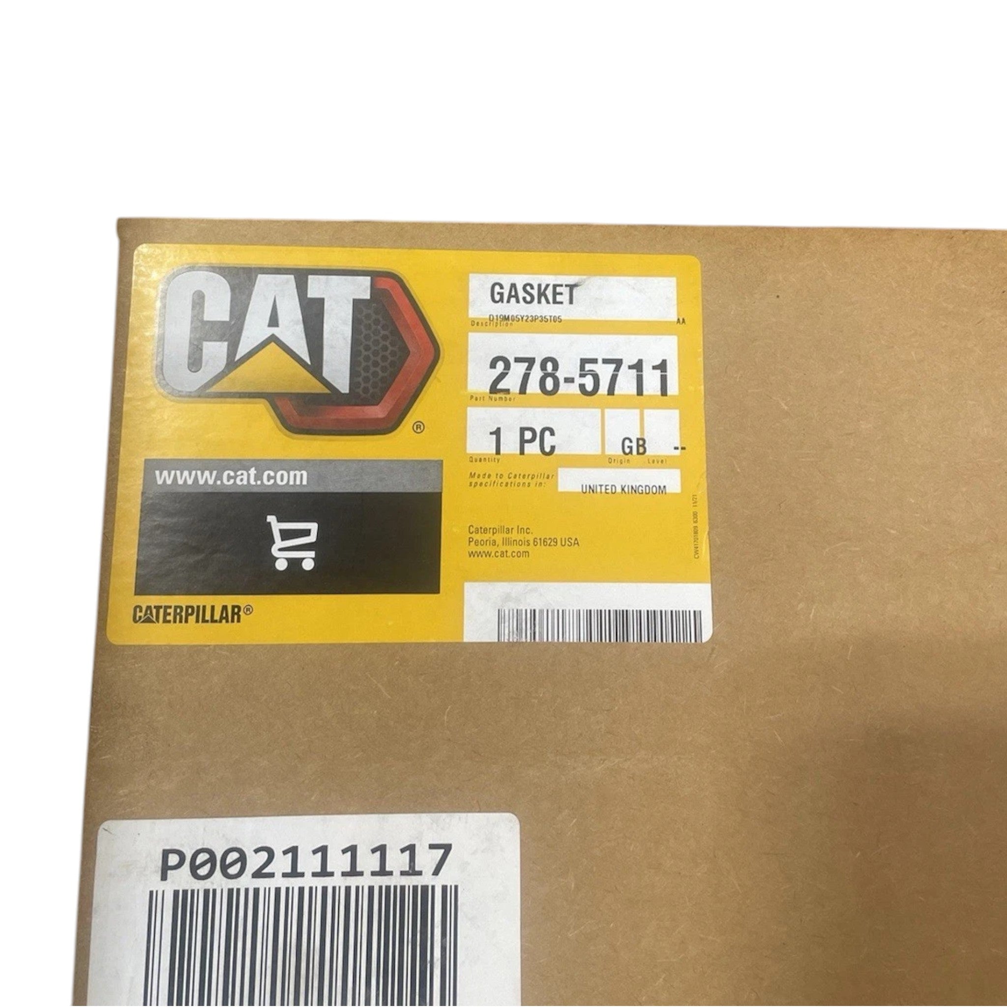 2785711 Genuine CAT DPF Inlet Module Kit