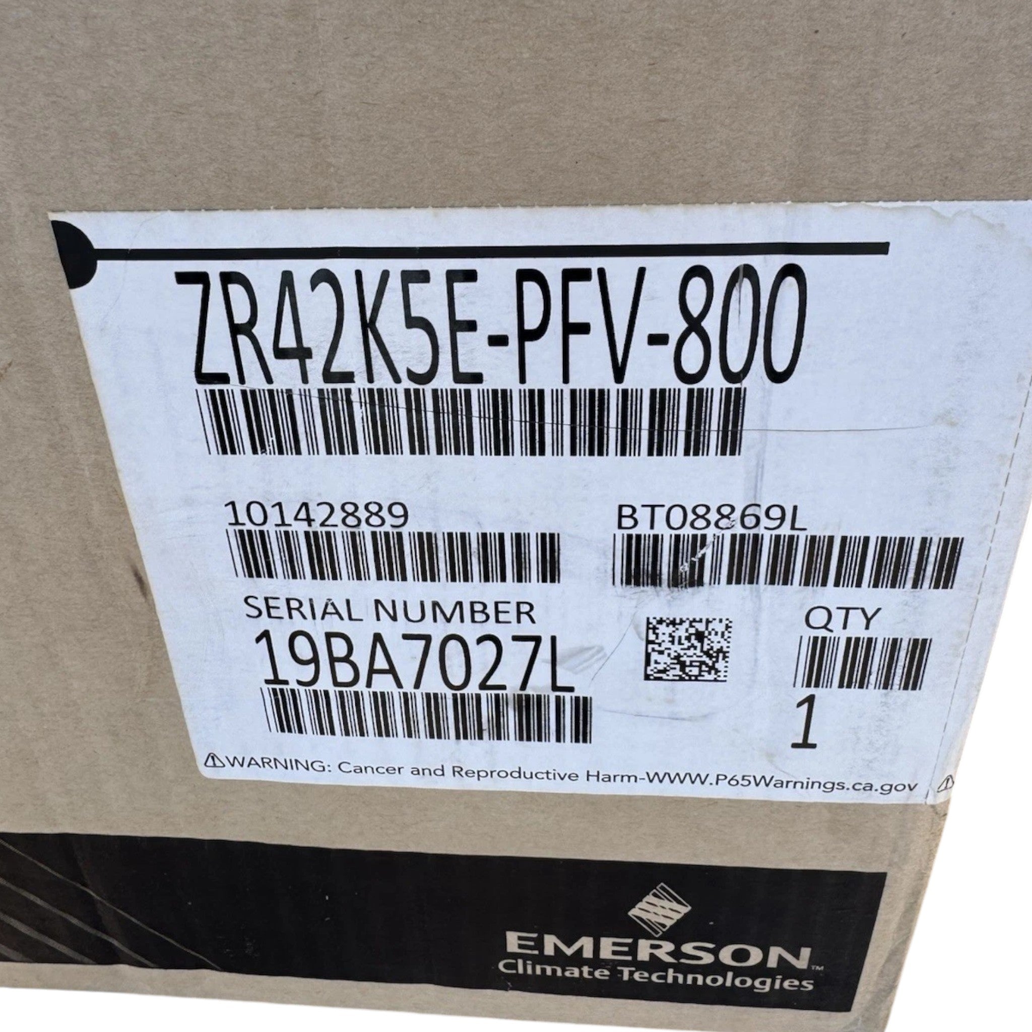ZR42K5EPFV800 Genuine Copeland Scroll Compressor