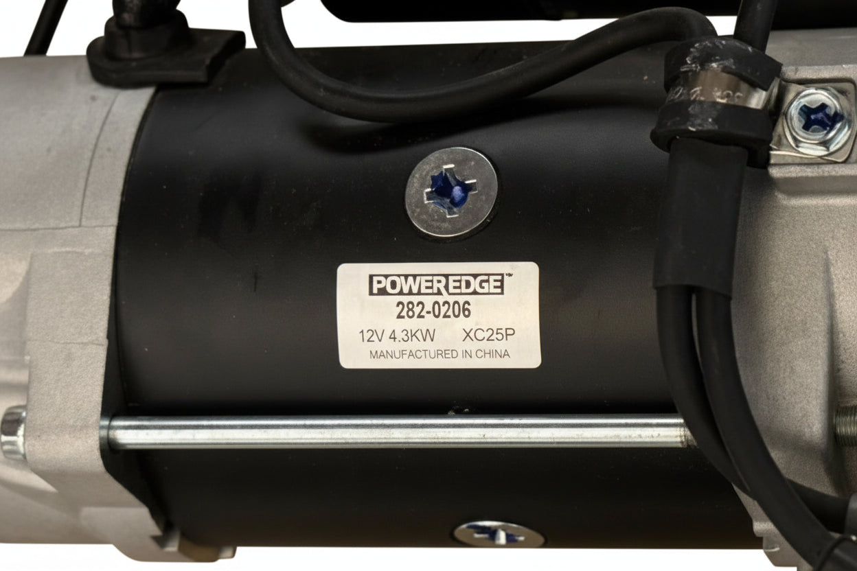 282-0206 Poweredge Starter 12V 3.4KW