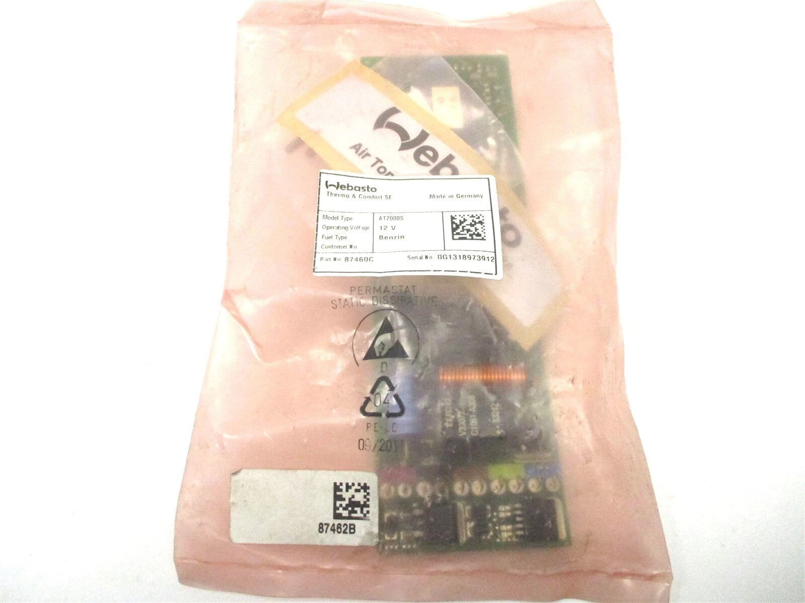 New Genuine Webasto AT2000B AT2000S Control Unit 12V