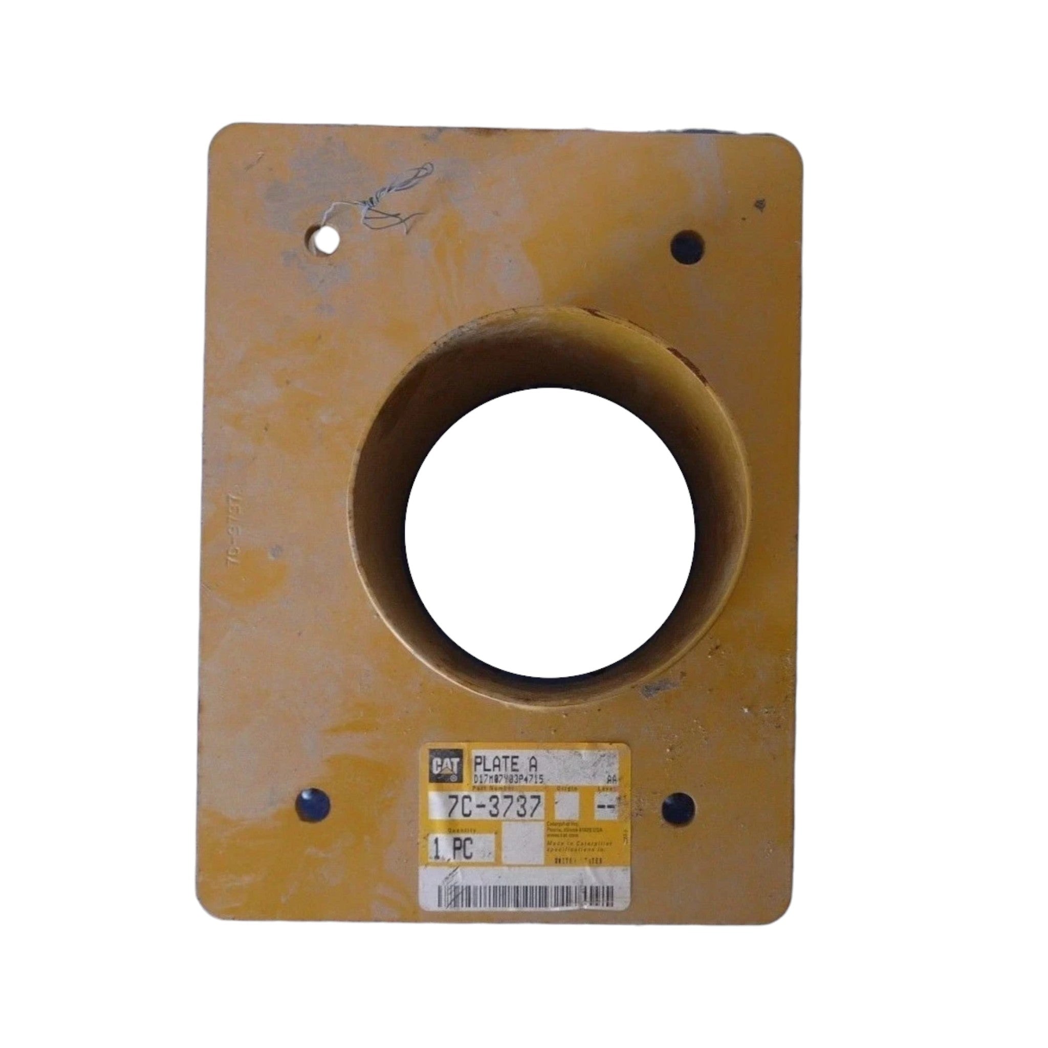 7C3737 Genuine Cat Plate