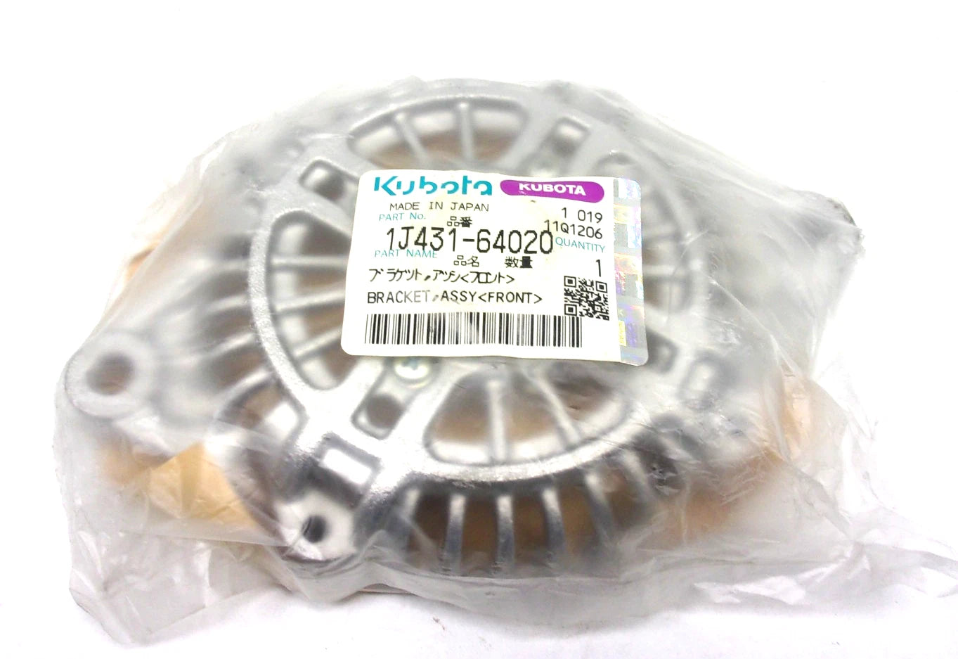 Genuine OEM Kubota Front Bracket Assembly V2607 V3800 WG3800