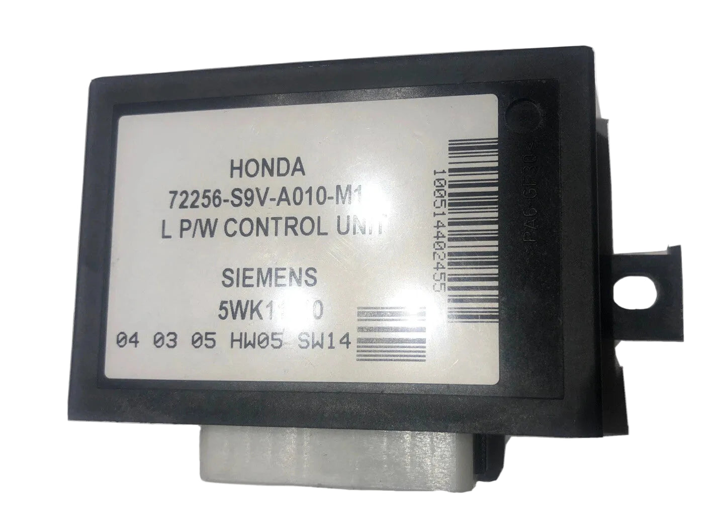 72256-S9V-A01 Genuine Honda Left Power Window Control Unit