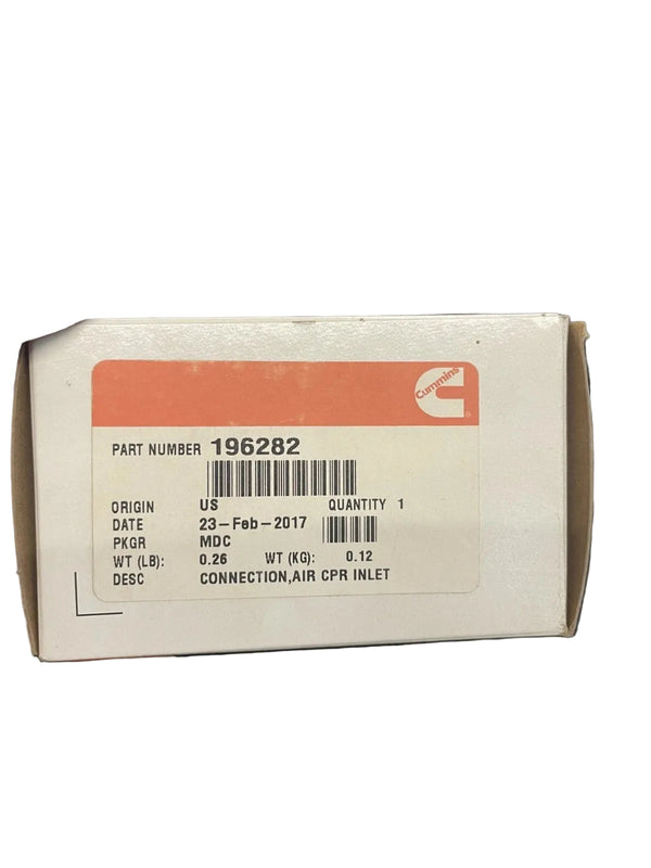 186940 Genuine Cummins Air Compressor Inlet Connection