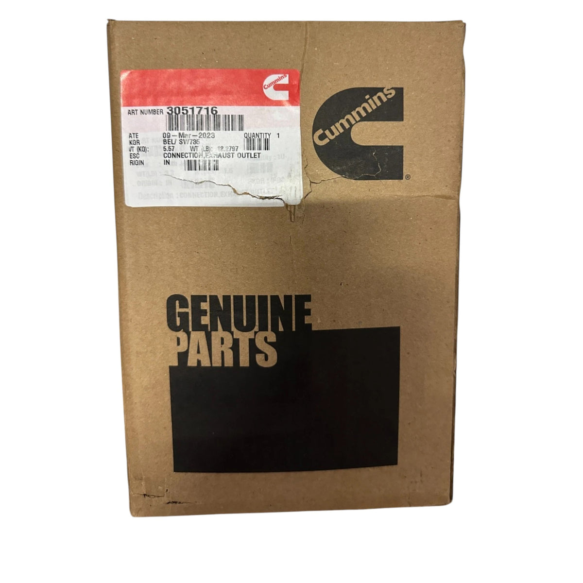 Genuine Cummins Exhaust Outlet Connection