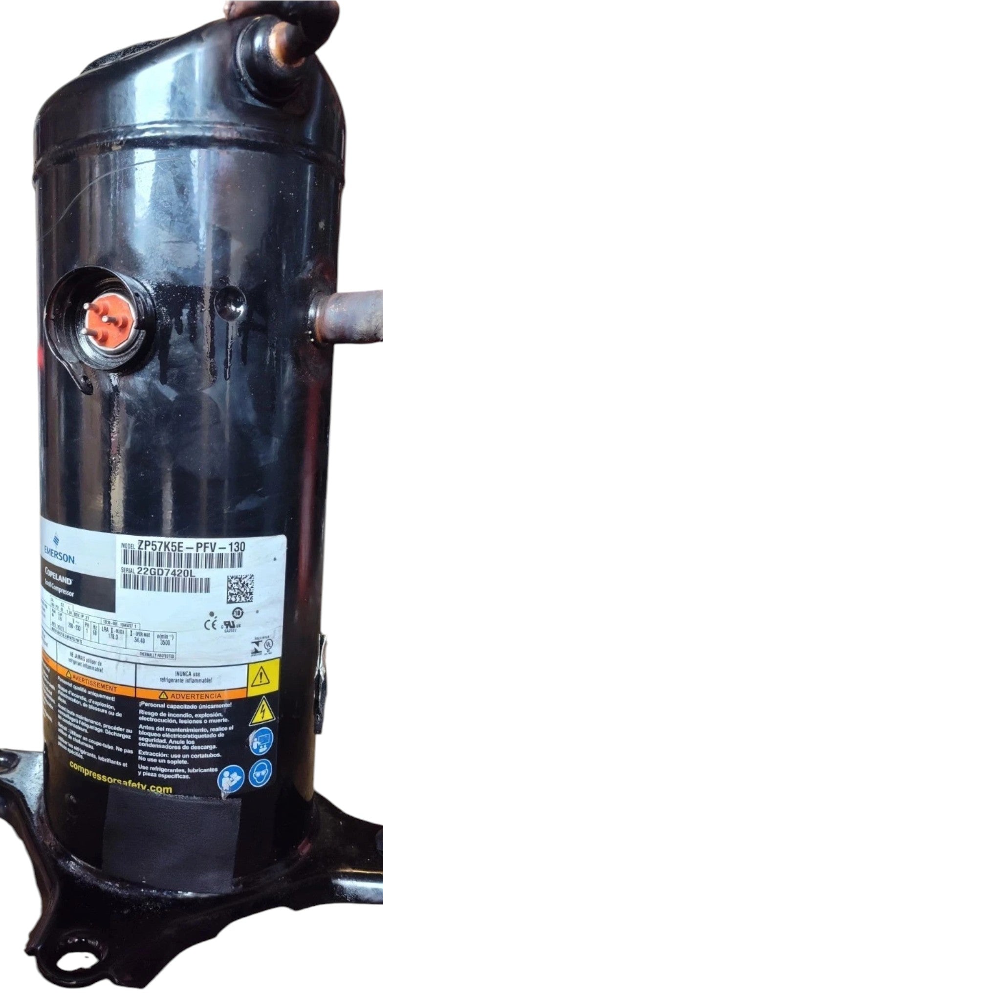 ZP57K5E-PFV-130 Genuine Copeland Scroll Compressor – ADVANCED
