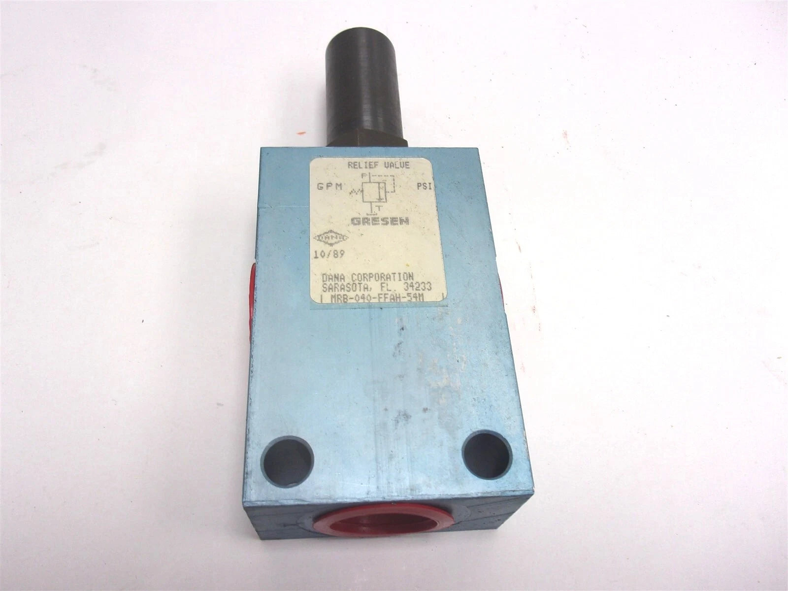 New Gresen / Dana Relief Valve 3000 PSI