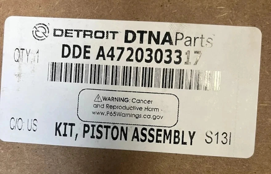 DDE A4720303317 Genuine Detroit Diesel Piston Assembly