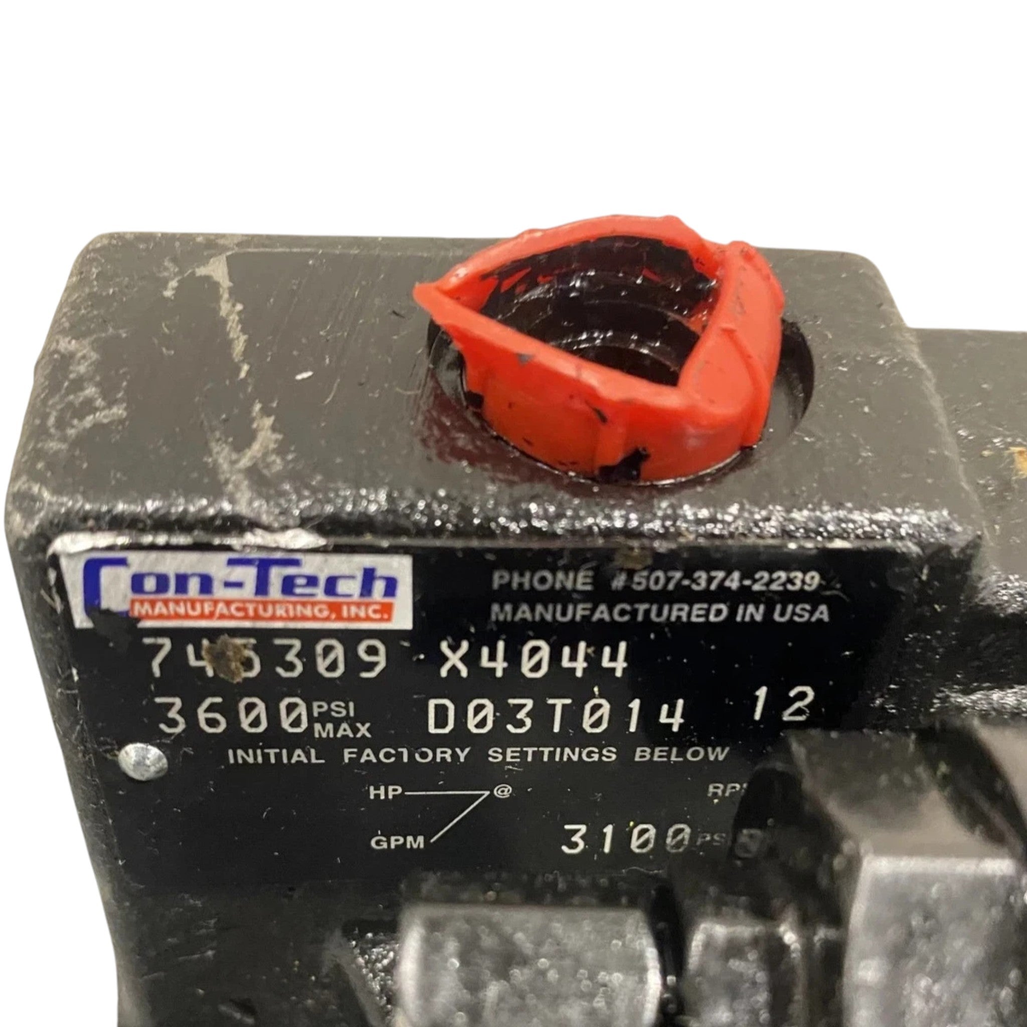 745309 Con-Tech Left Hand Compensator Pump With Rear Ports