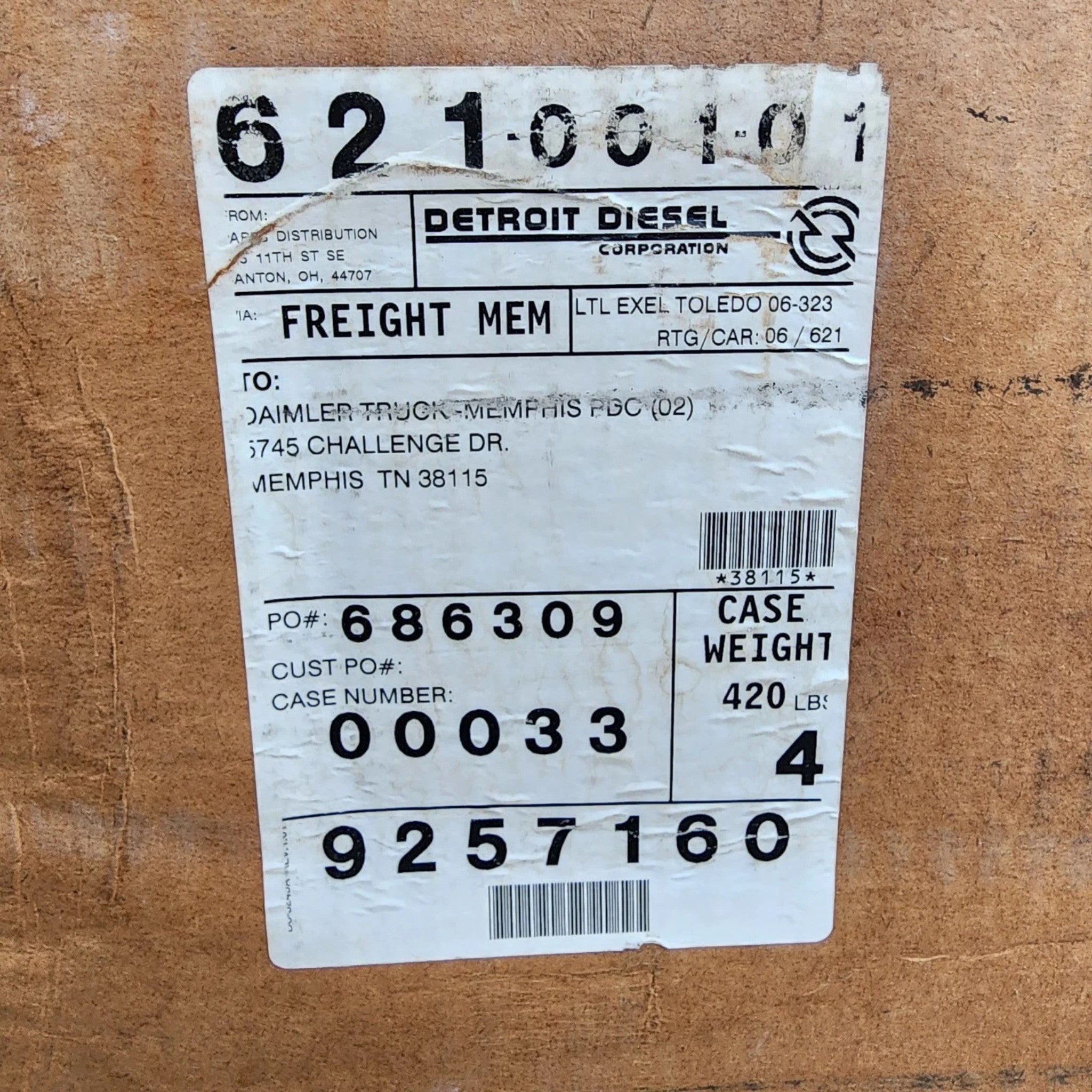 DDE23527771 Genuine Detroit Diesel Crankshaft