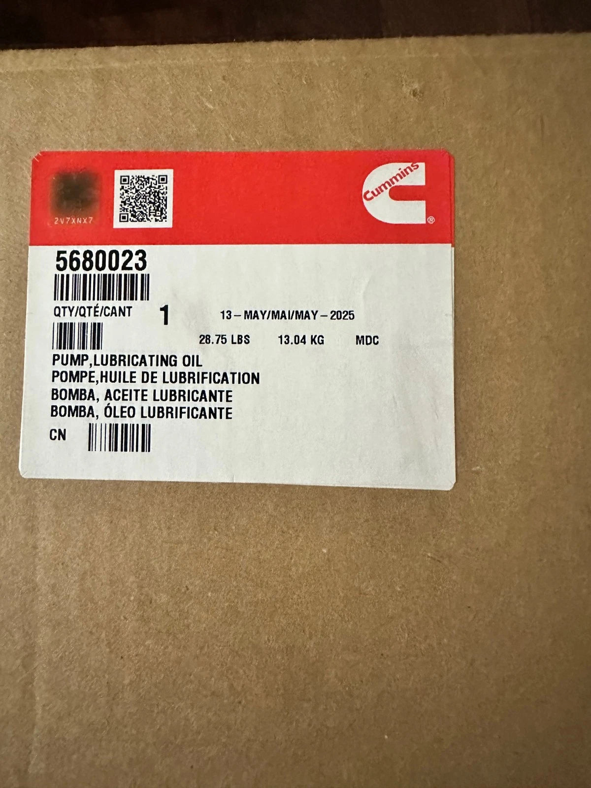 5615378 Genuine Cummins Lubricating Oil Pump