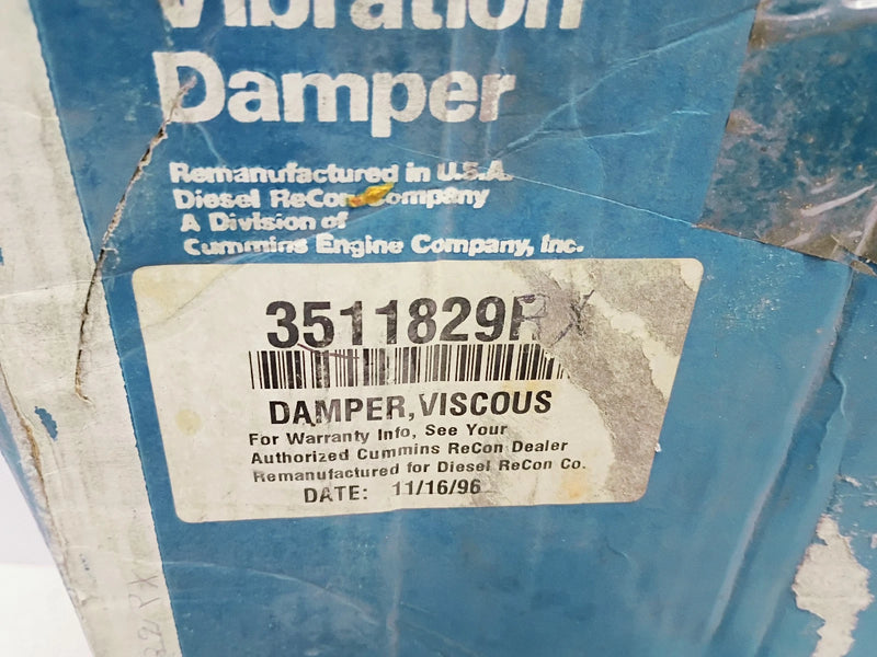 3511829 Genuine Cummins Viscous Vibration Damper