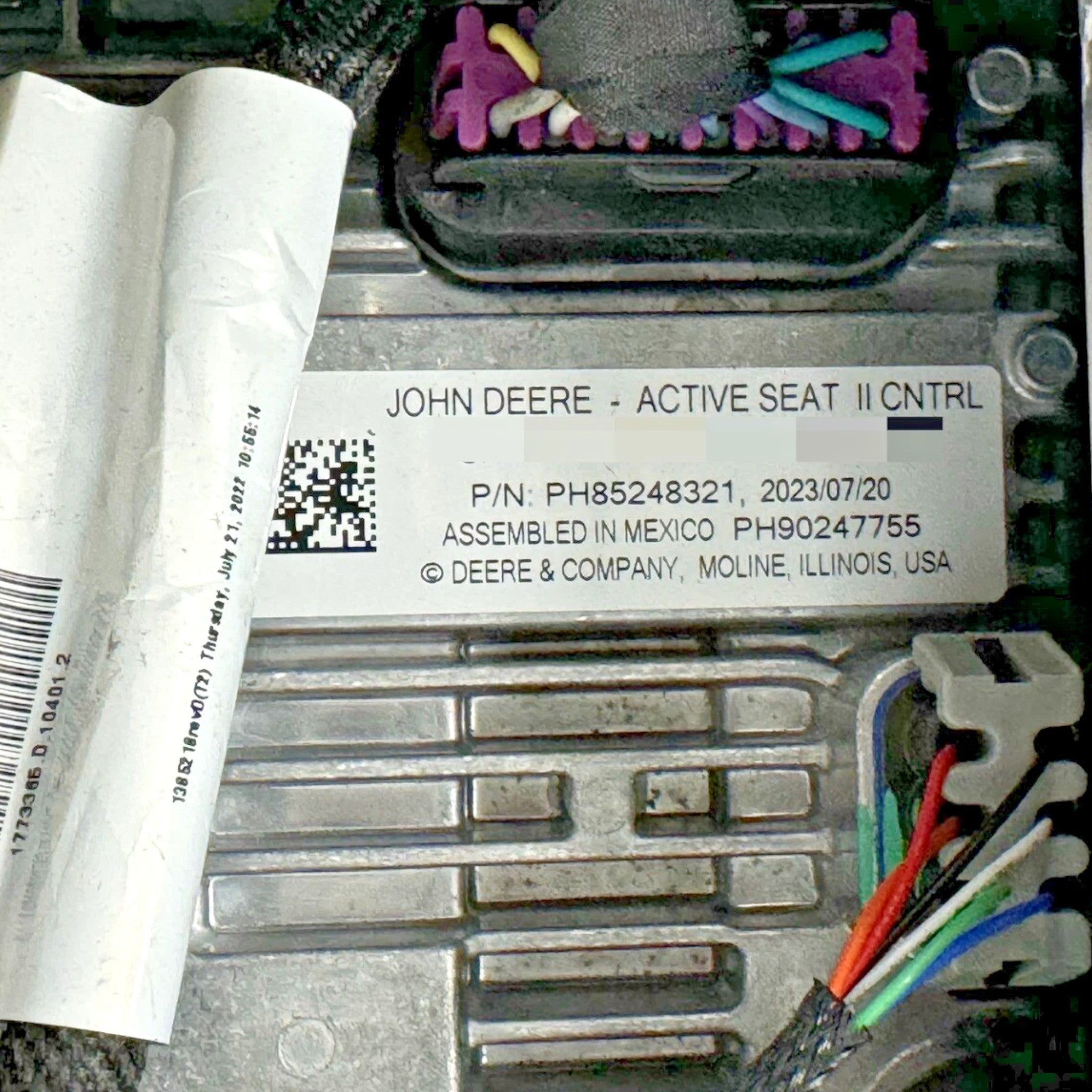 TA17996 Genuine John Deere Seat Suspension