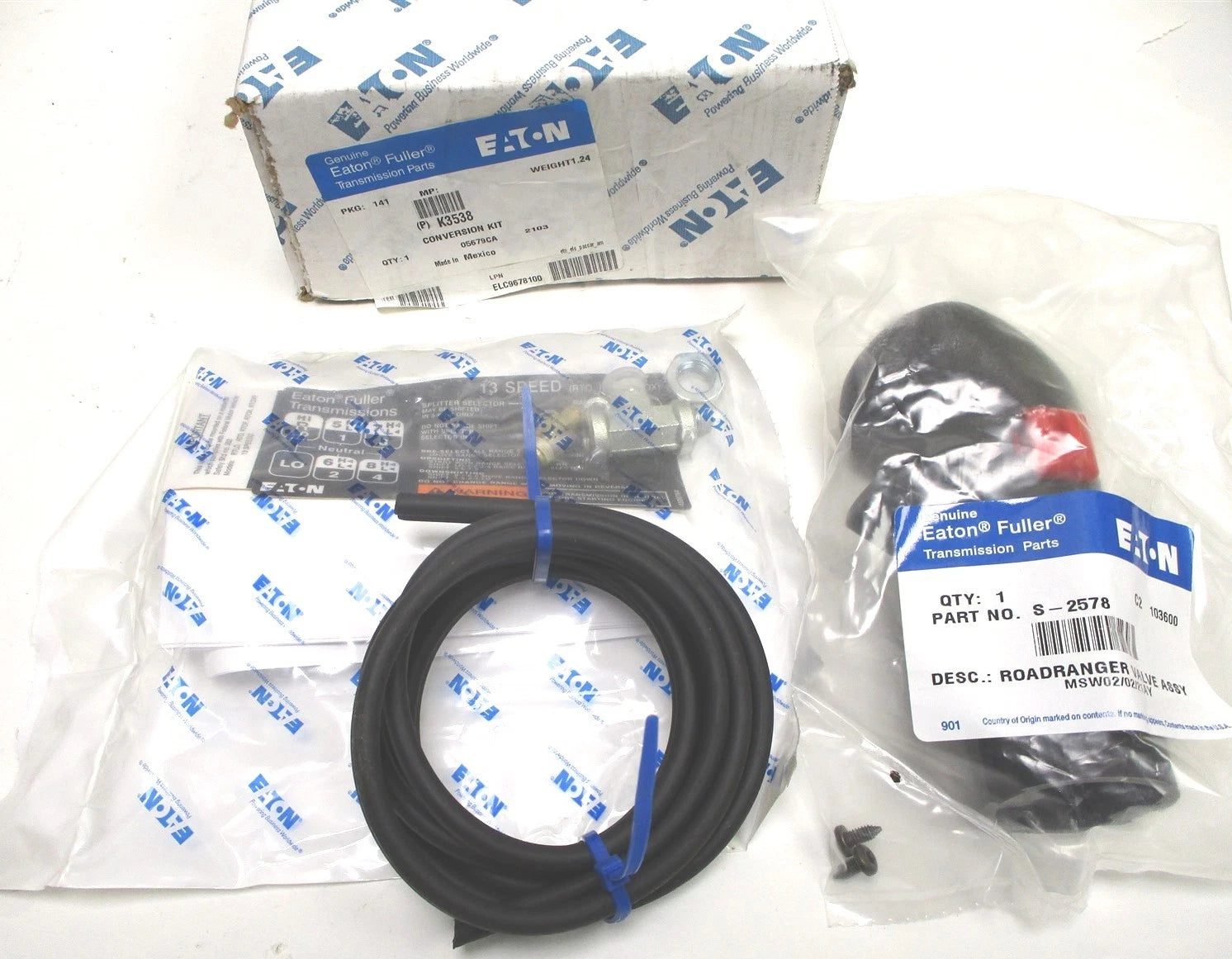 New Eaton Fuller 13-SPEED Transmission Shift Valve Knob Conversion S-2578