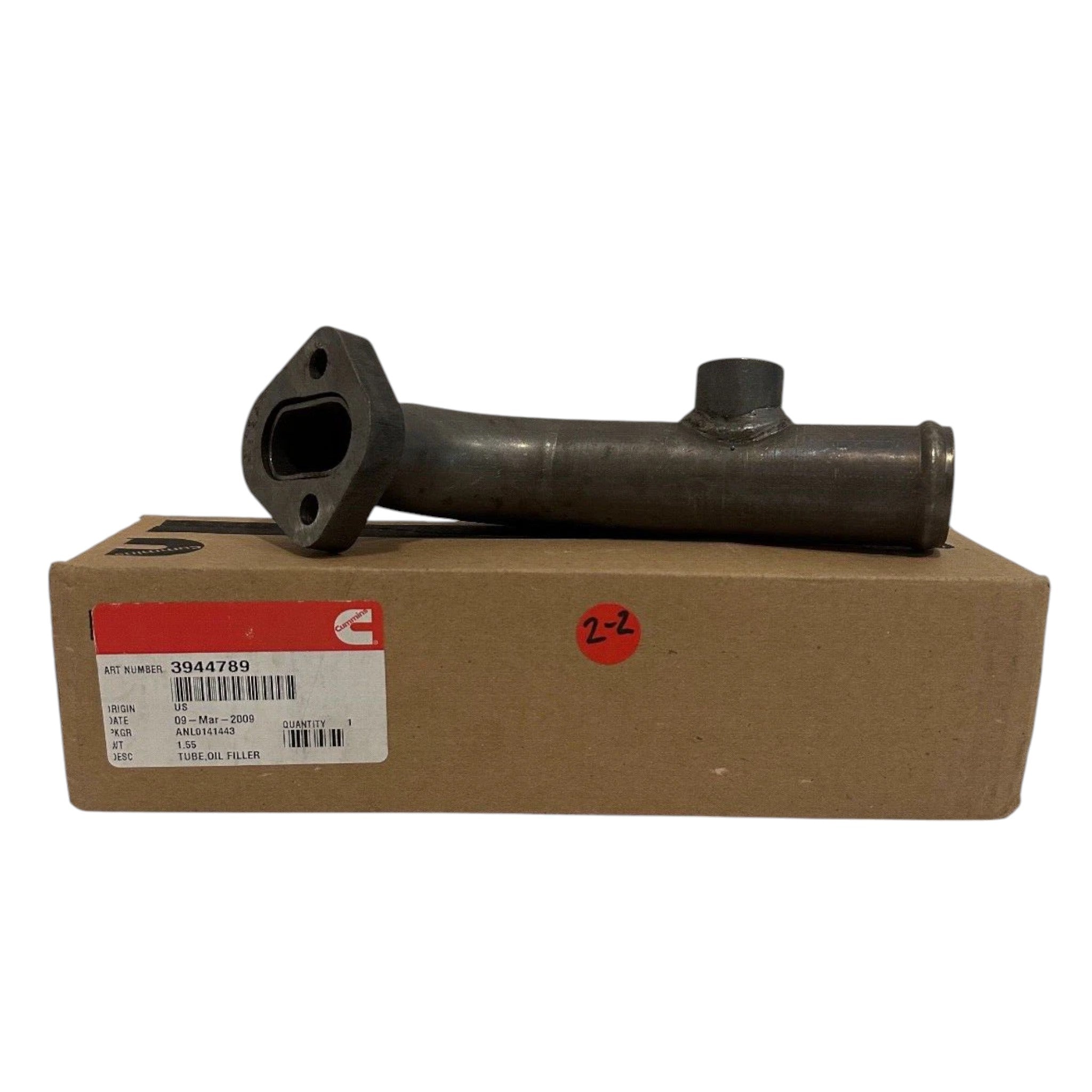 3944789 Genuine Cummins Oil Filler Tube