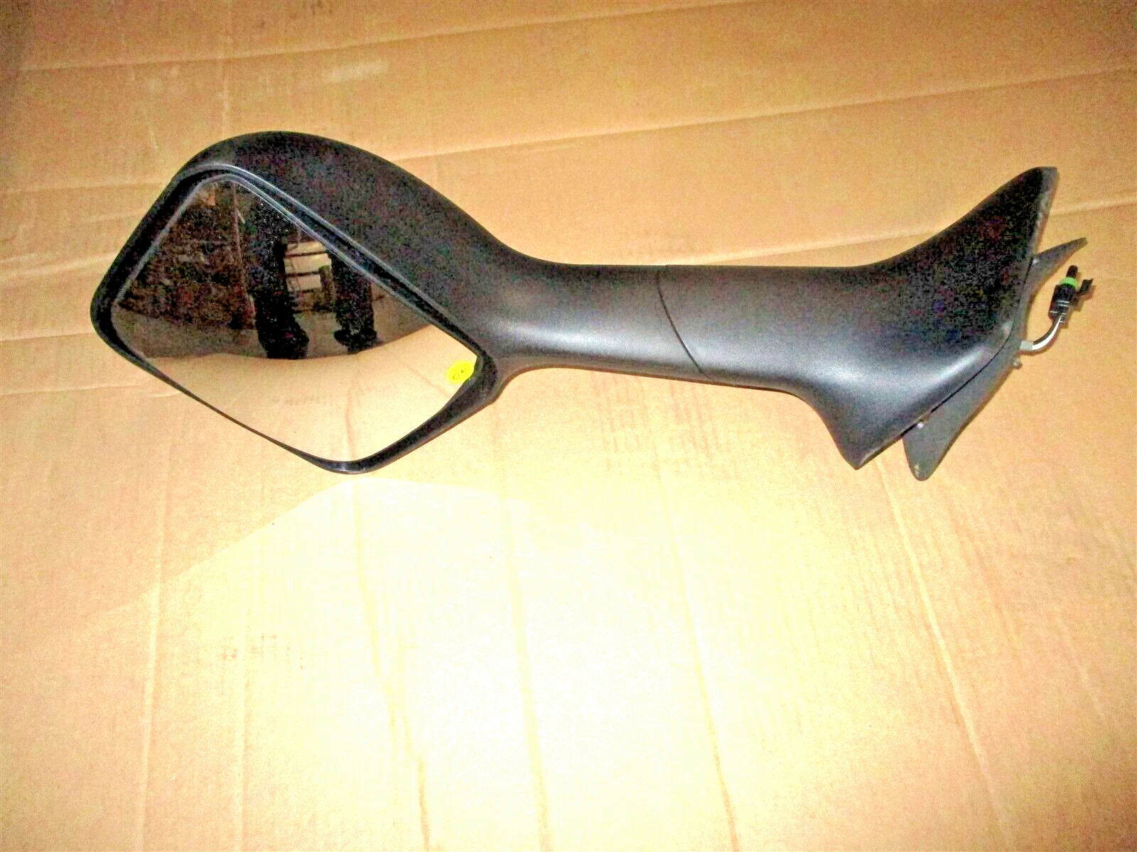 New OEM International Hood Mirror Heated Black RH Passenger