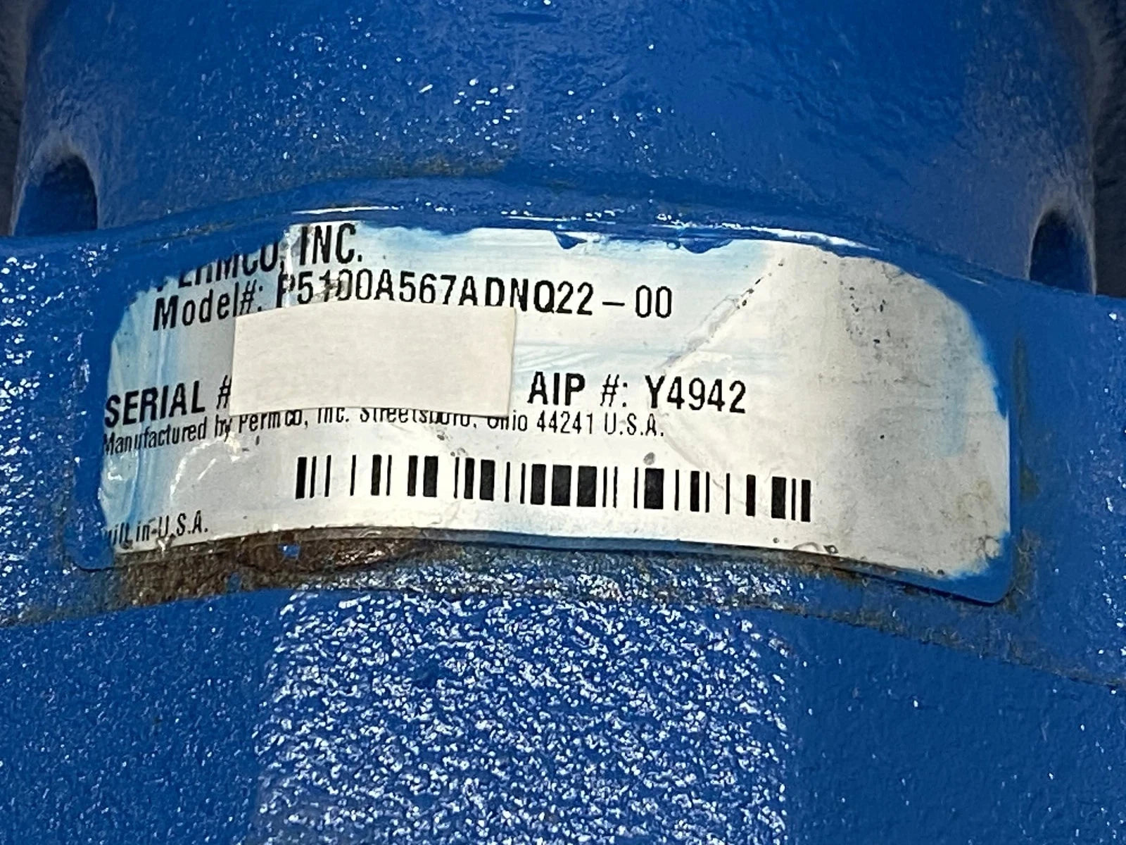 P5100A567ADNQ22-00 Genuine Permco Hydraulic Gear Pump