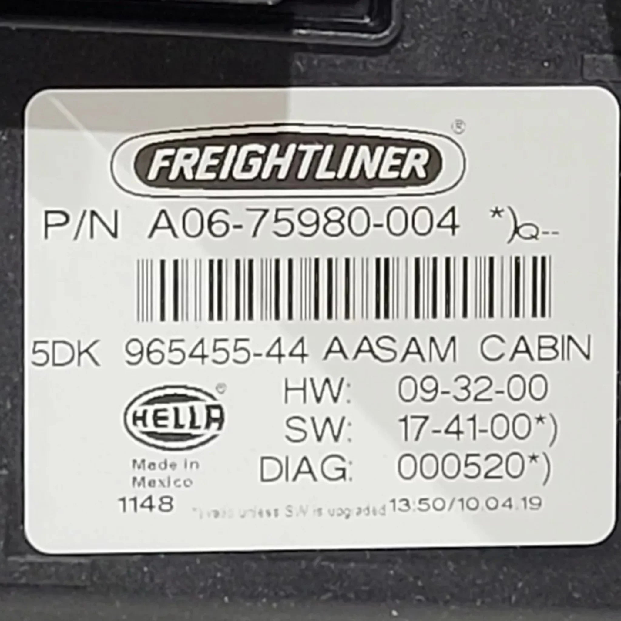A0675980003 Genuine Freightliner Central Control Unit