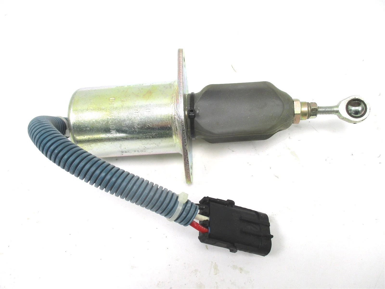 New Genuine Cummins SYNCHRO-START Fuel Shut Off Solenoid Woodward 24VDC