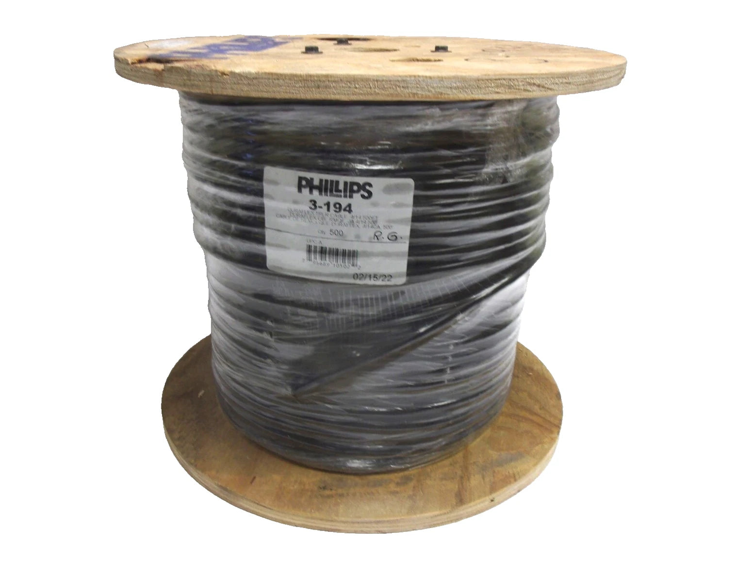 New Phillips Duraflex Bulk Trailer Cable 4 Conductor 14 Gauge 500' Spool