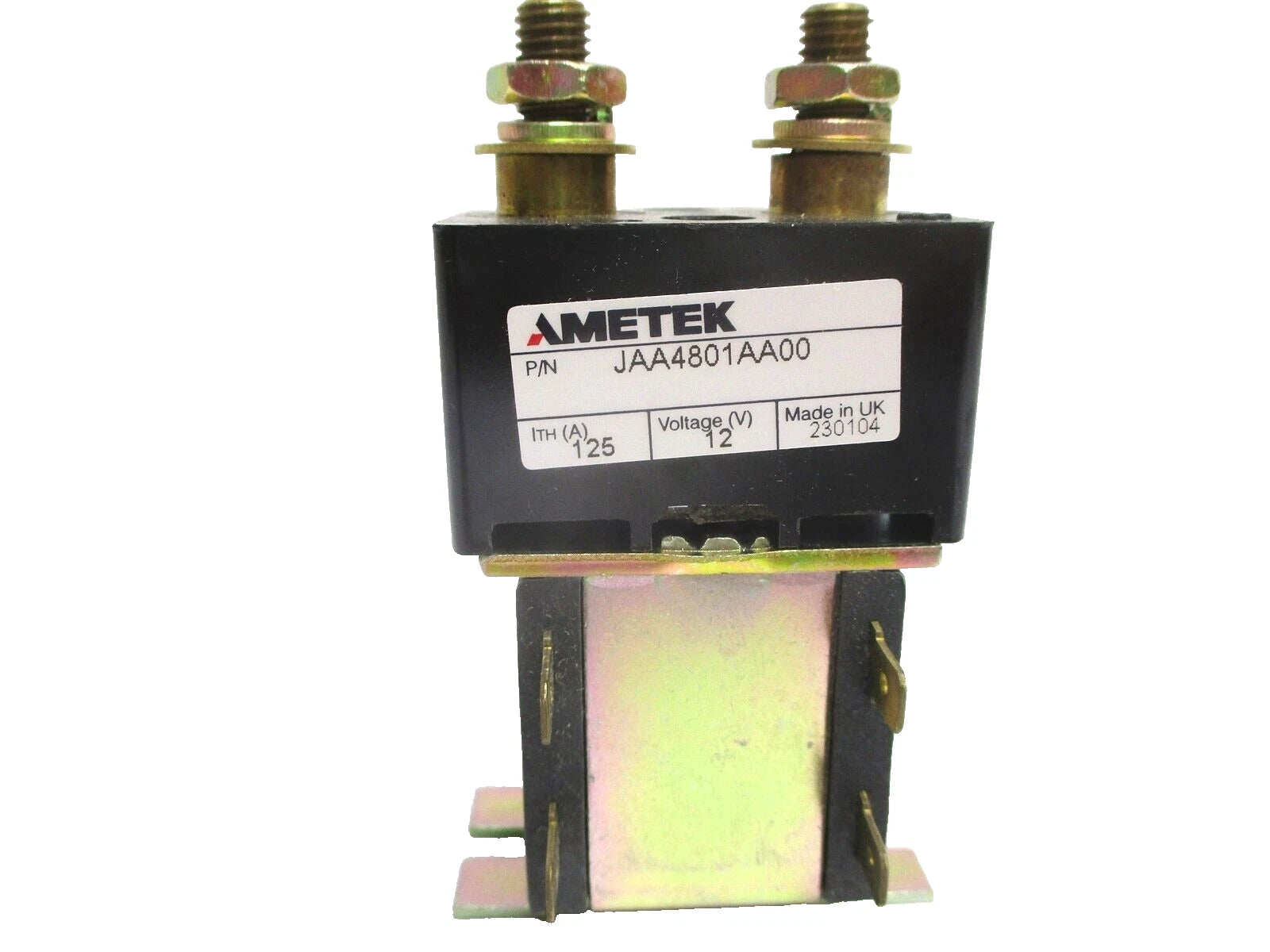New Ametek 12V Electrical Contactor 15343-12 180/H WK29/02