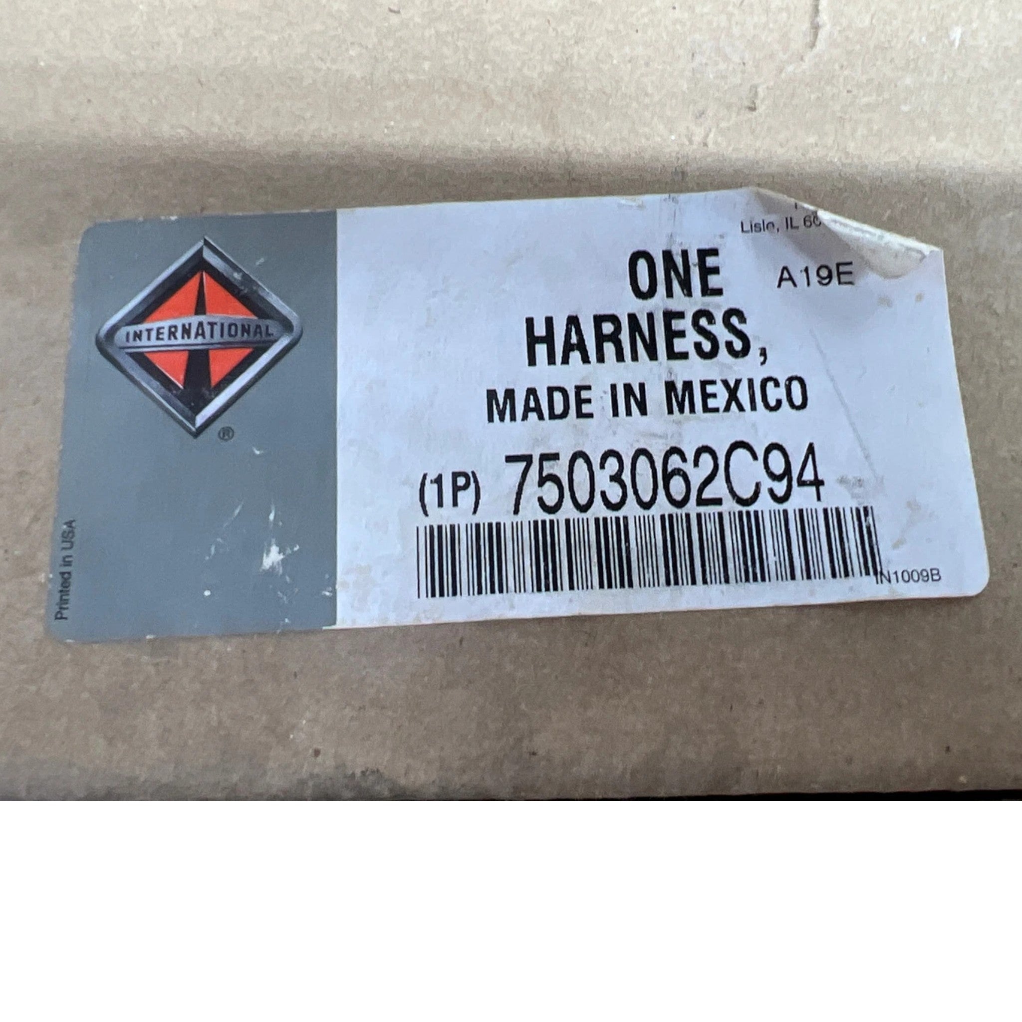 7503062C93 Genuine international Wiring Harness