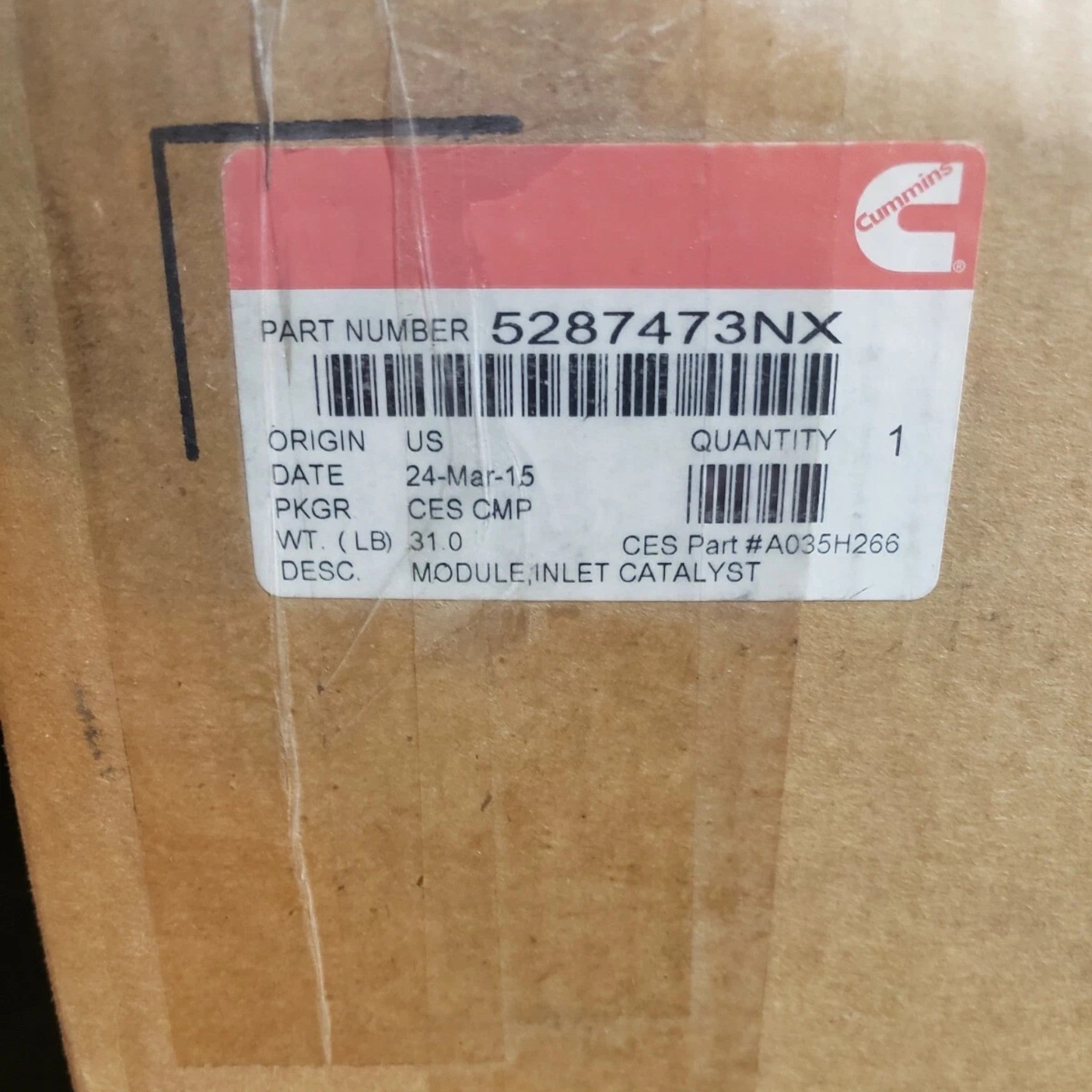 5287473 Genuine Cummins Inlet Module