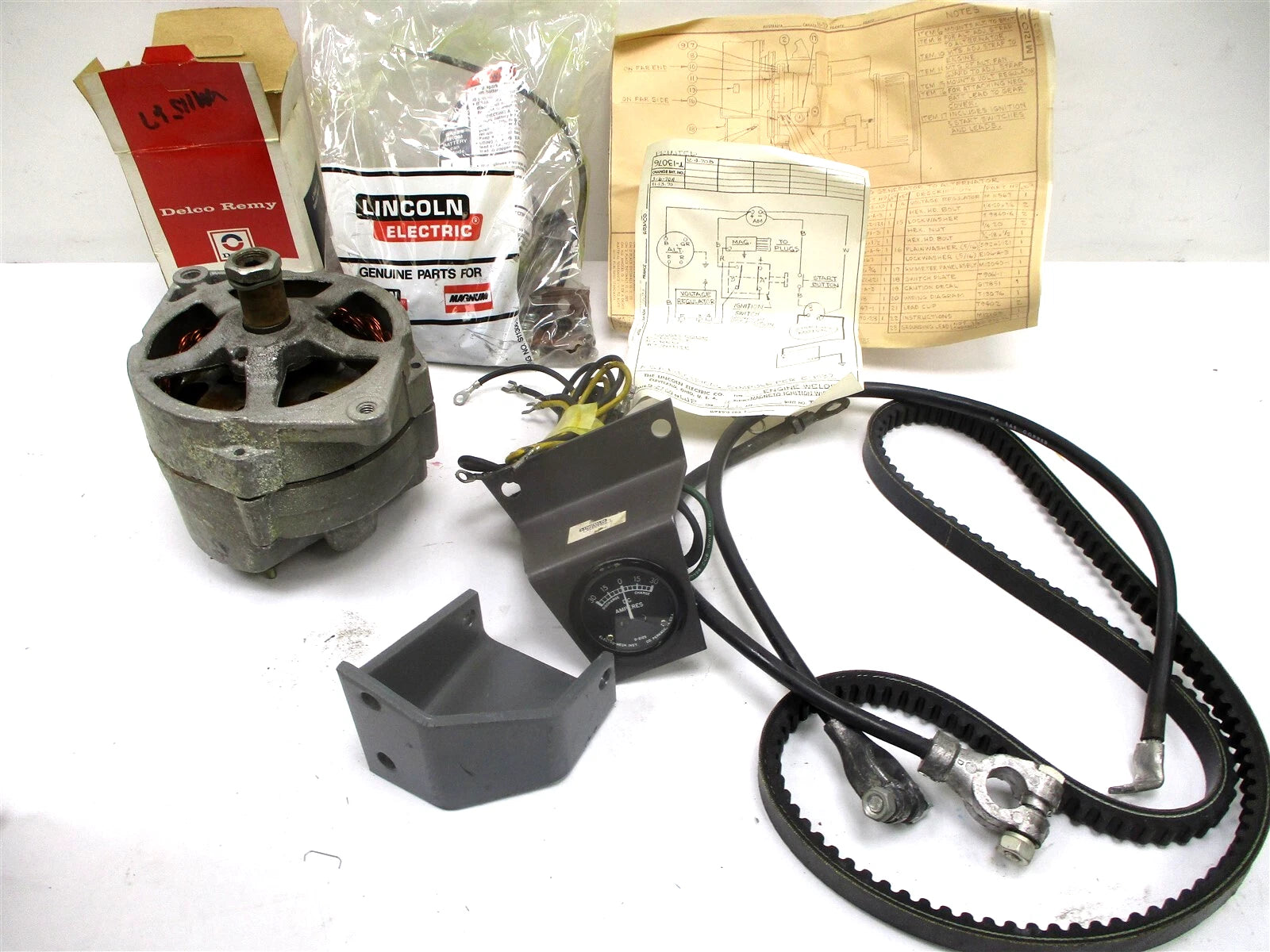New Generator to Alternator Kit for Lincoln F163 Fjw Welder Engine