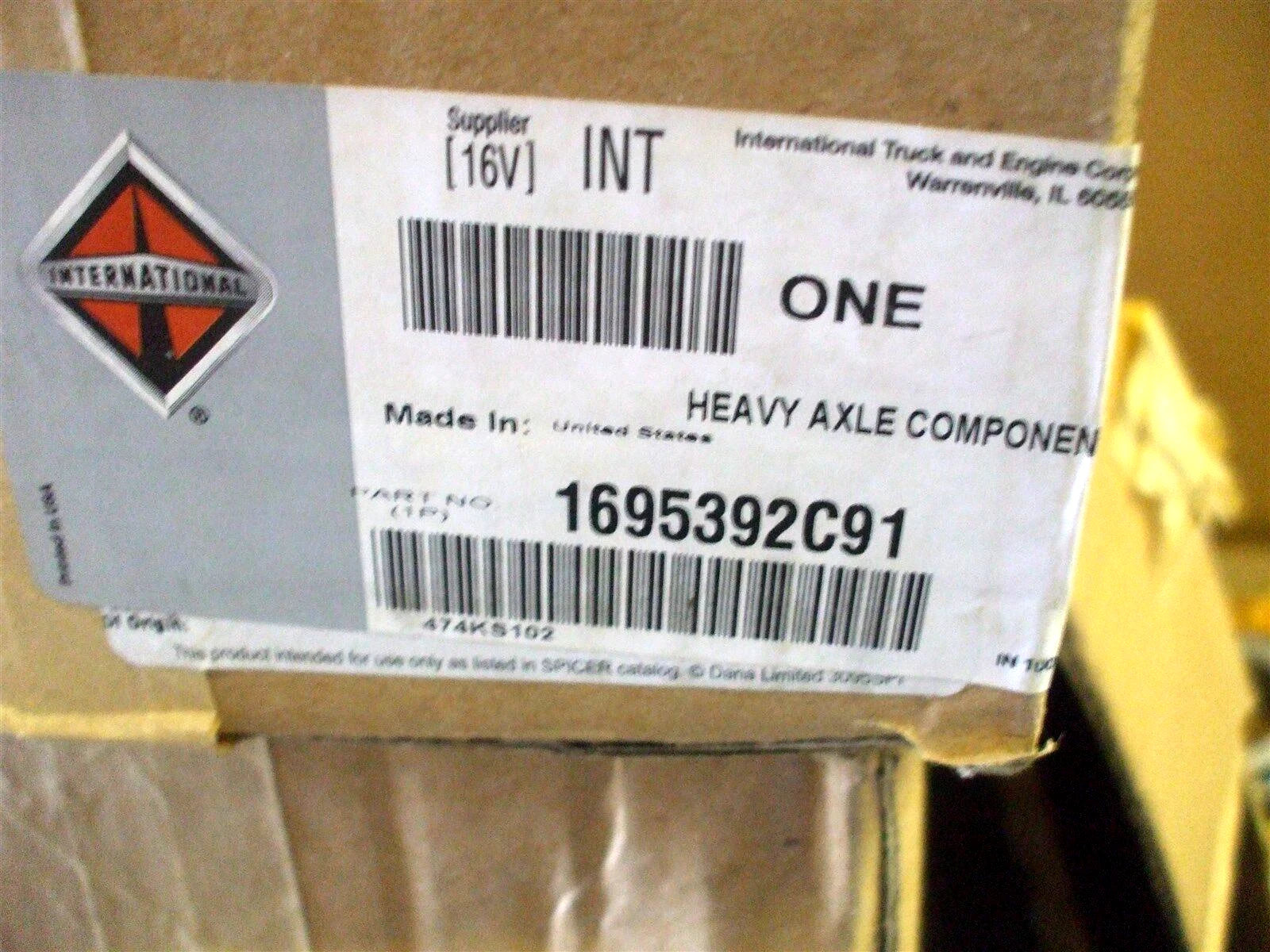 New International Differential Bearing Kit for RA474 RA201F Spicer