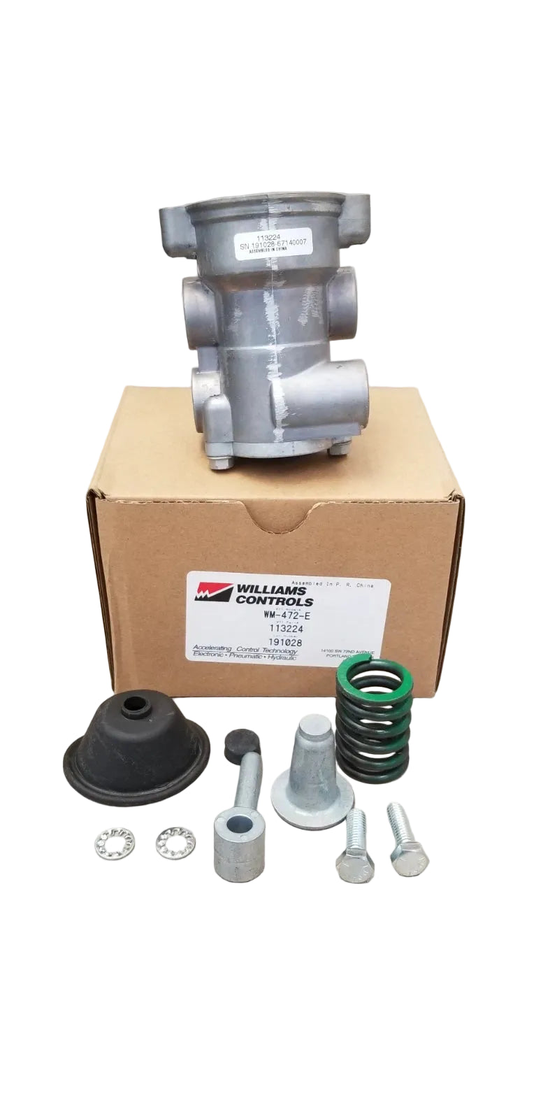 WM-472-E Genuine Williams Controls Valve Treadle