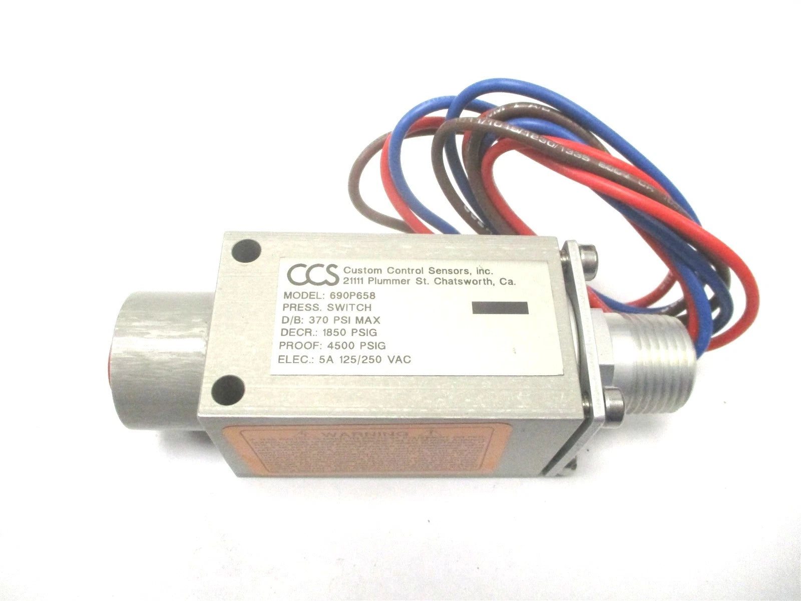 New Genuine for Komatsu CCS Pressure Switch / Sensor 690P658