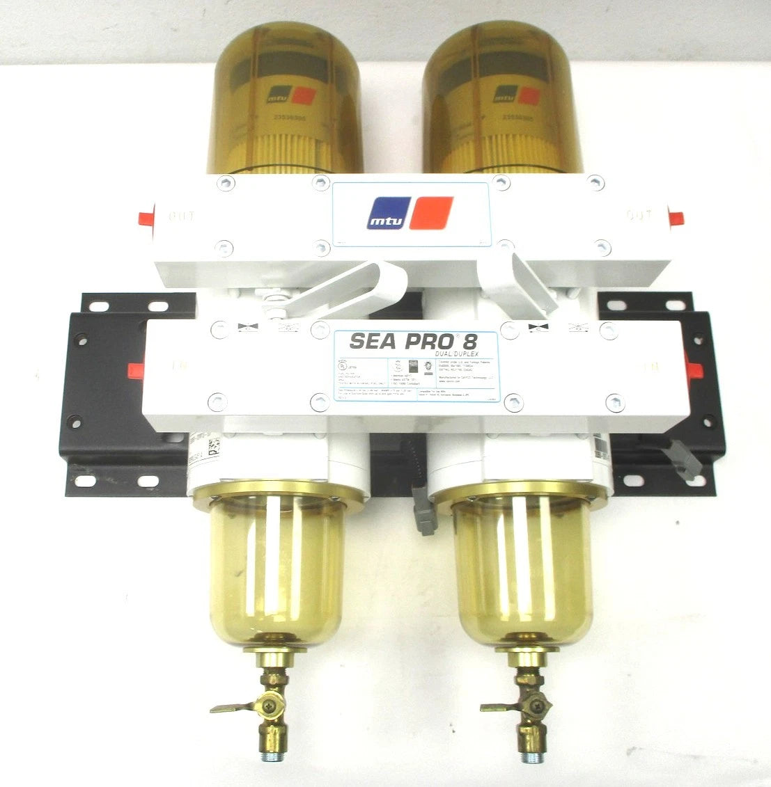 New Mtu DAVCO Sea Pro 8 DUAL/DUPLEX Diesel Marine FUEL/WATER Separator
